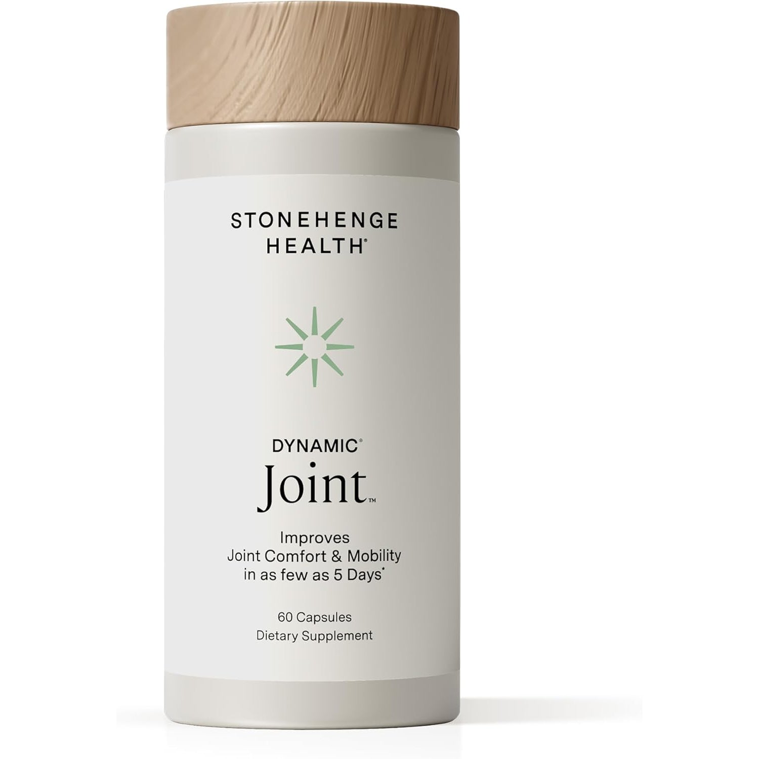 Stonehenge Health Dynamic Joint Health Supplement – Fast-Acting Support with Aprèsflex® Boswellia, MSM, Multi-Type Collagen, Turmeric, Bromelain, Vitamins C & D3 – Supports Joint Comfort – 60 Capsules