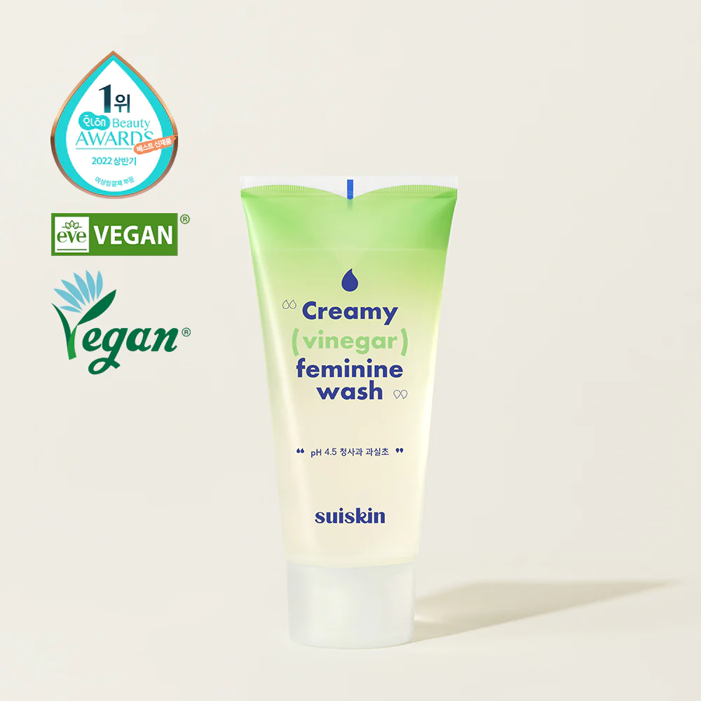 Suiskin Limpiador Íntimo Cremoso 200ml – Vegano a Base de Plantas