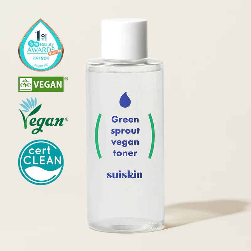 Tónico Vegano Suiskin Green Sprout 200 ml - Hidratación Piel Calmante