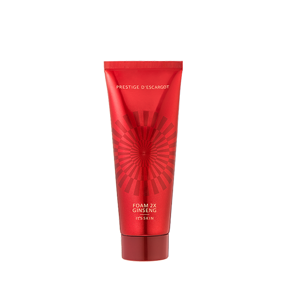 It’s Skin Prestige Foam 2X Ginseng D’Escargot – 150ml | Limpiador facial en espuma iluminador e hidratante