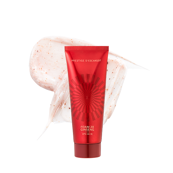 It’s Skin Prestige Foam 2X Ginseng D’Escargot – 150ml | Limpiador facial en espuma iluminador e hidratante