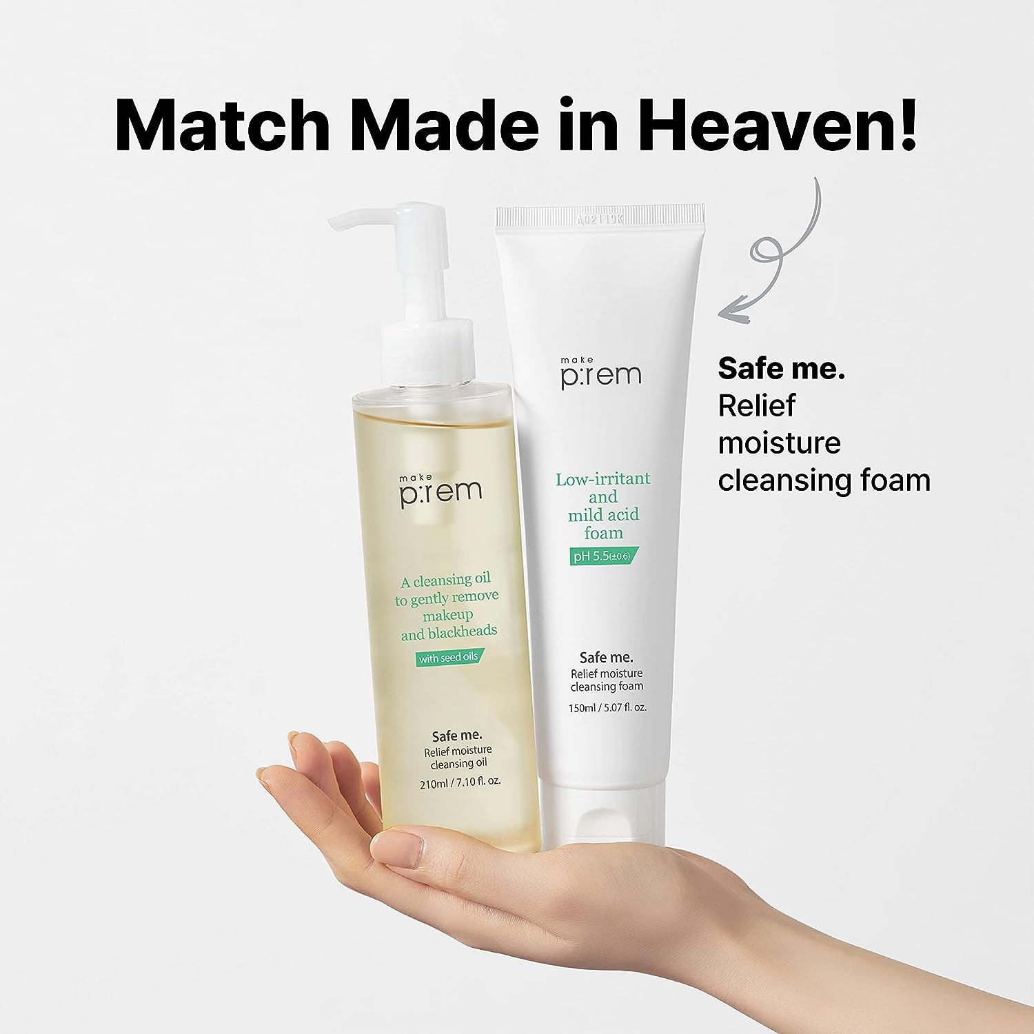 make p:rem Safe Me Relief Moisture Cleansing Oil 210ml