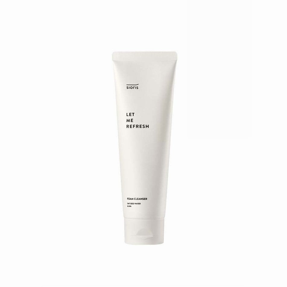Sioris Let Me Refresh Limpiador en Espuma 120ml – Exfoliación Suave e Hidratación