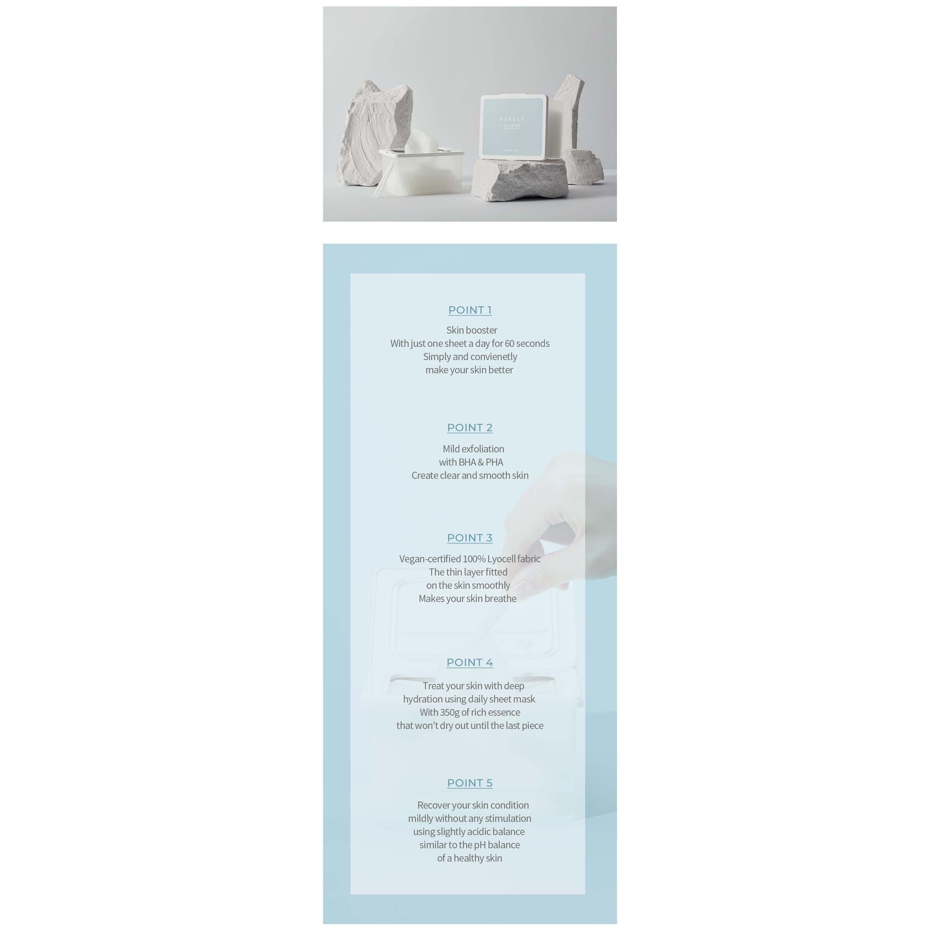 Needly Daily Toner Mask Pack (30 Sheets)