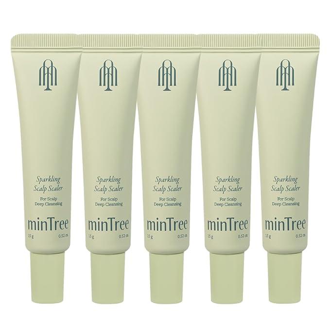 MinTree Sparkling Scalp Scaler 15g x 5 Pack – Reduces Dead Skin, Revitalizes Hair