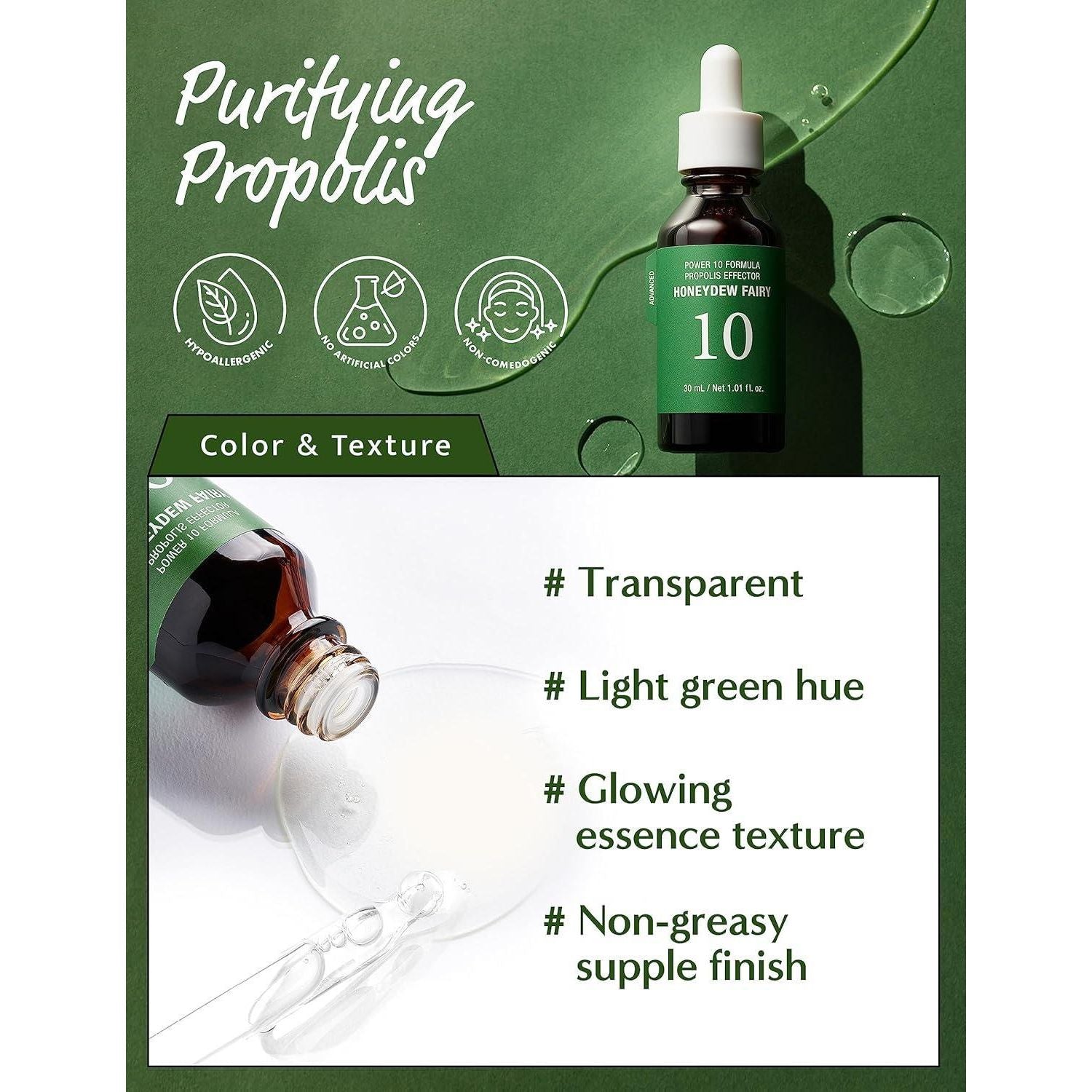Power 10 Formula Propolis Effector 30 ml – Hidratación Iluminadora
