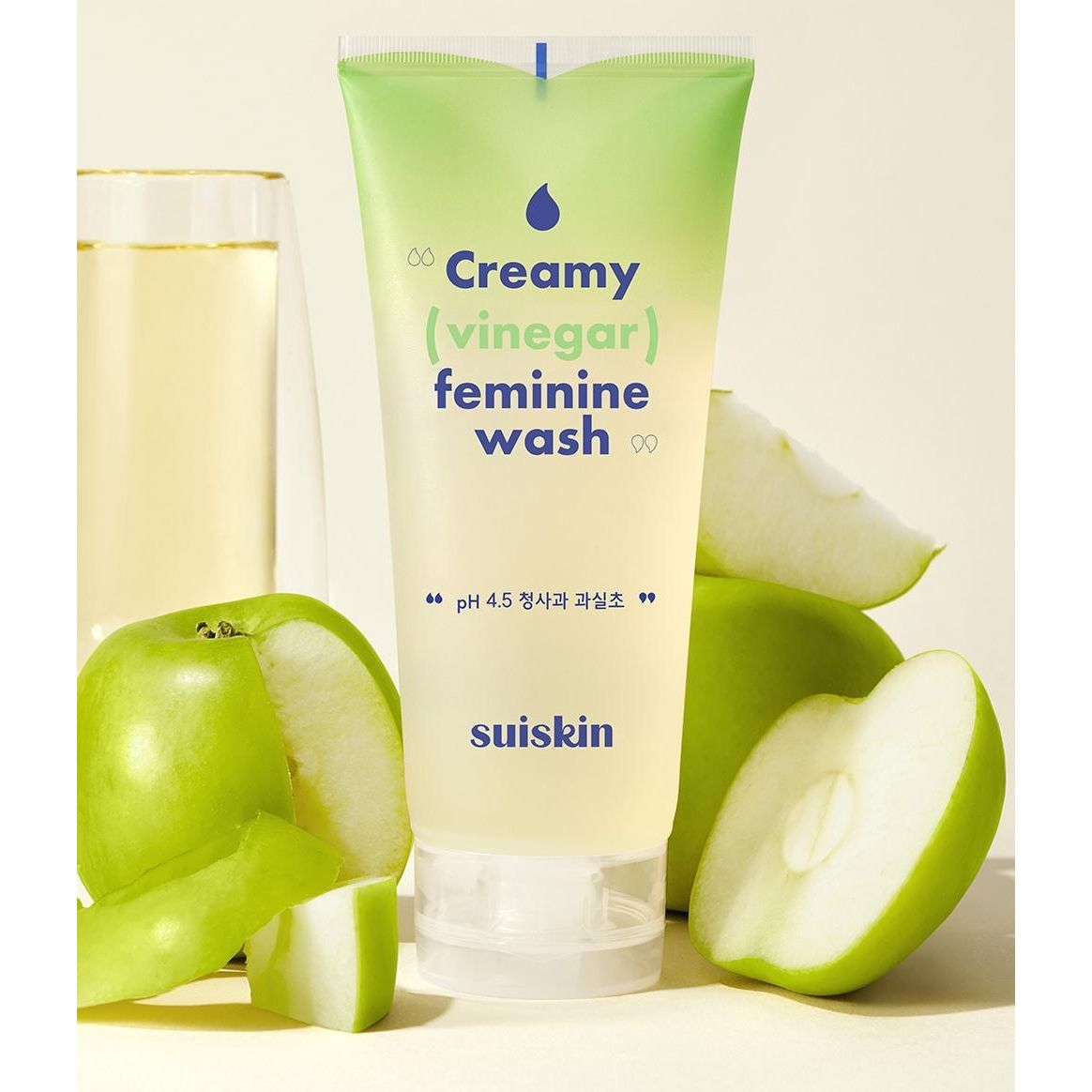 Suiskin Limpiador Íntimo Cremoso 200ml – Vegano a Base de Plantas