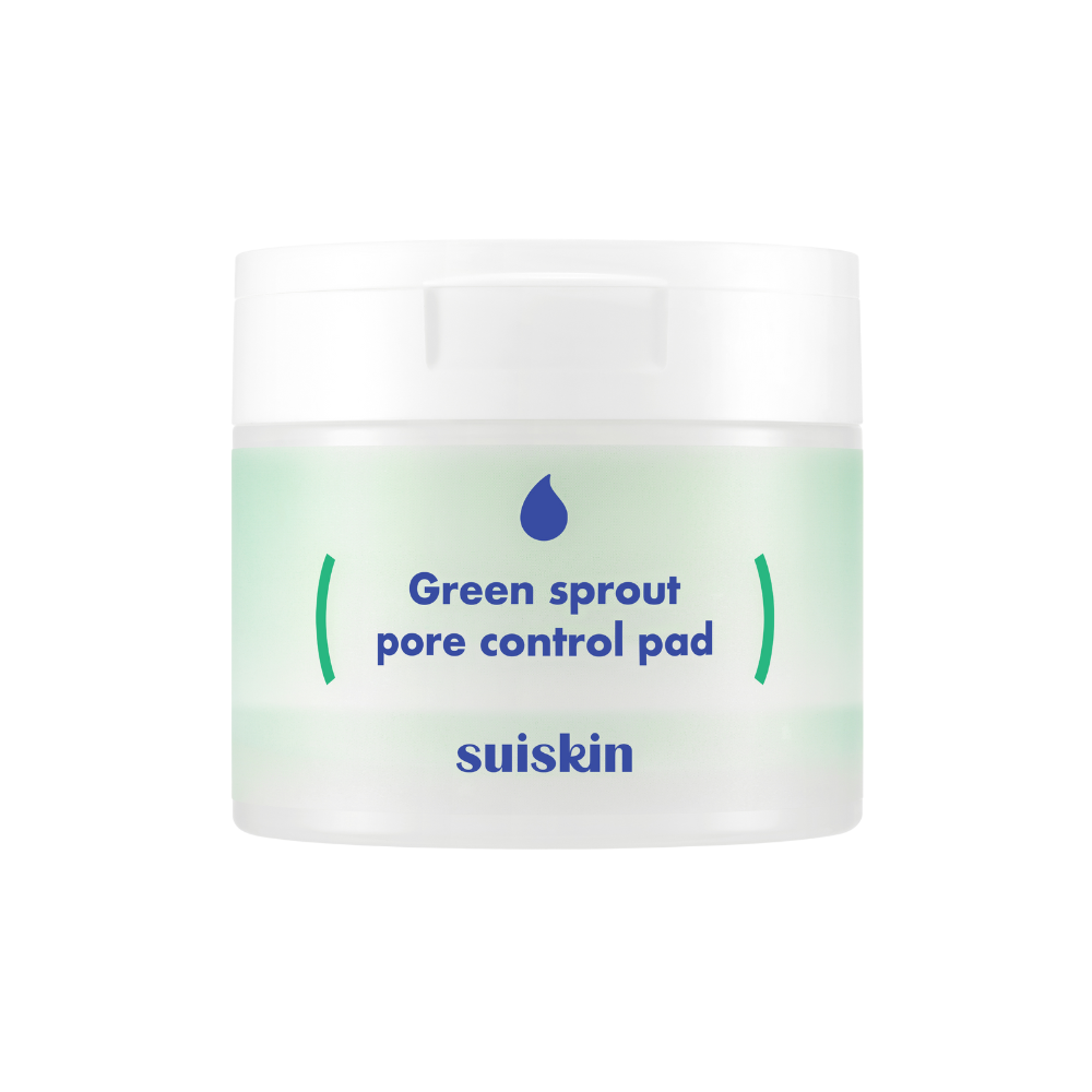 Suiskin Green Sprout Toallitas Control de Poros 70 Unidades – Control de Grasa y Refinamiento de Poros