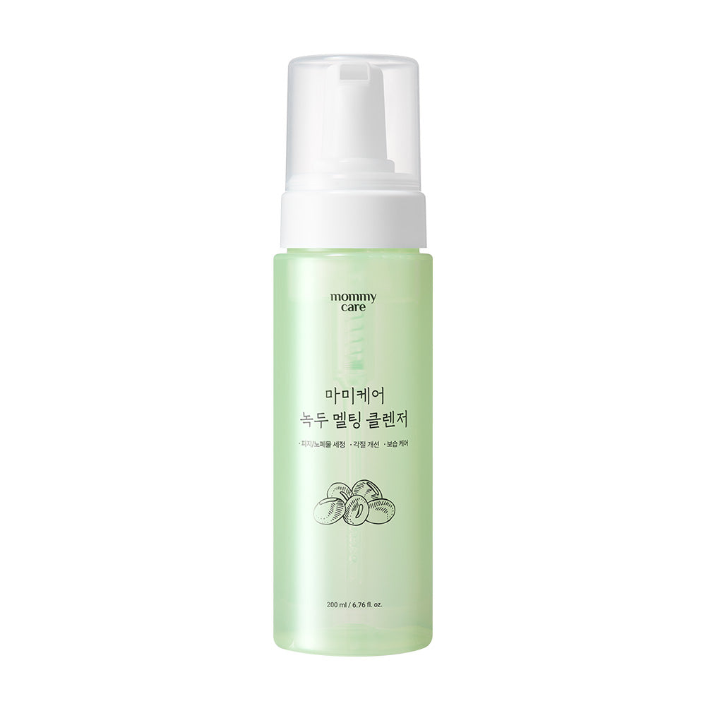 Limpiador fundente de frijol mungo Mommycare 200ml – Ilumina el cutis y unifica el tono