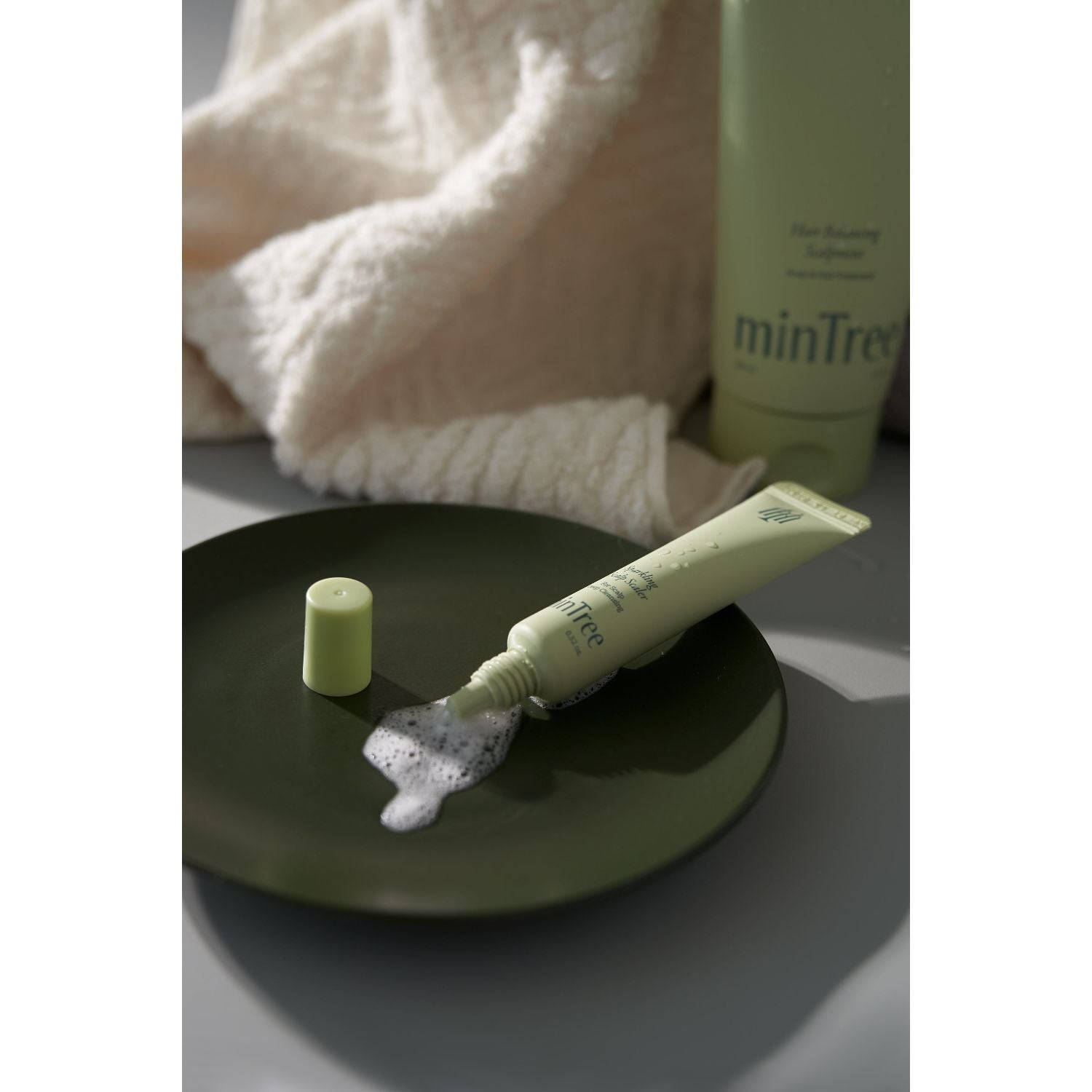 MinTree Exfoliante Capilar Espumoso 15 g x 5 unidades – Reduce la Piel Muerta, Revitaliza el Cabello