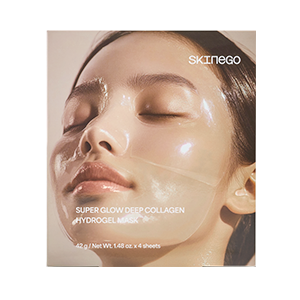 Mascarilla Hidrogel Skinego Super Glow de 8 unidades – Hidratación Profunda