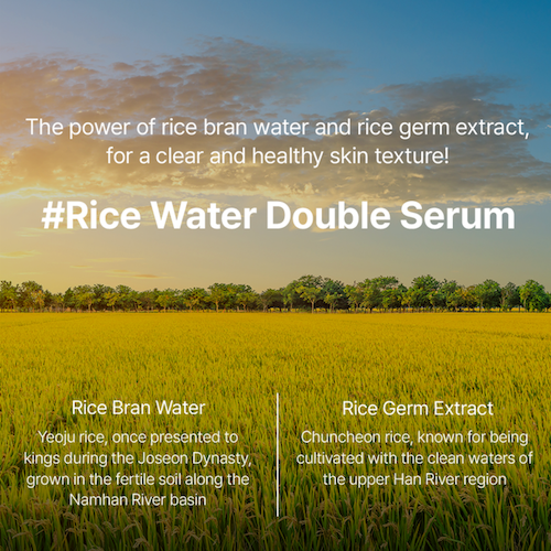 Abelty Rice Squalane Glow Double Serum 50ml – Brillo Iluminador