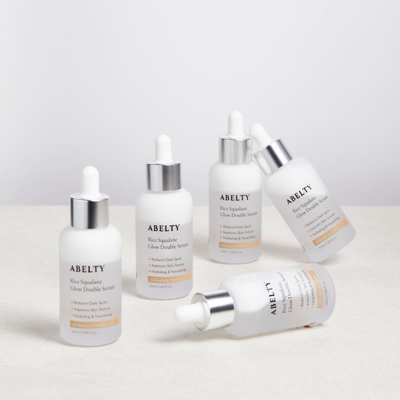 Abelty Rice Squalane Glow Double Serum 50ml – Brillo Iluminador