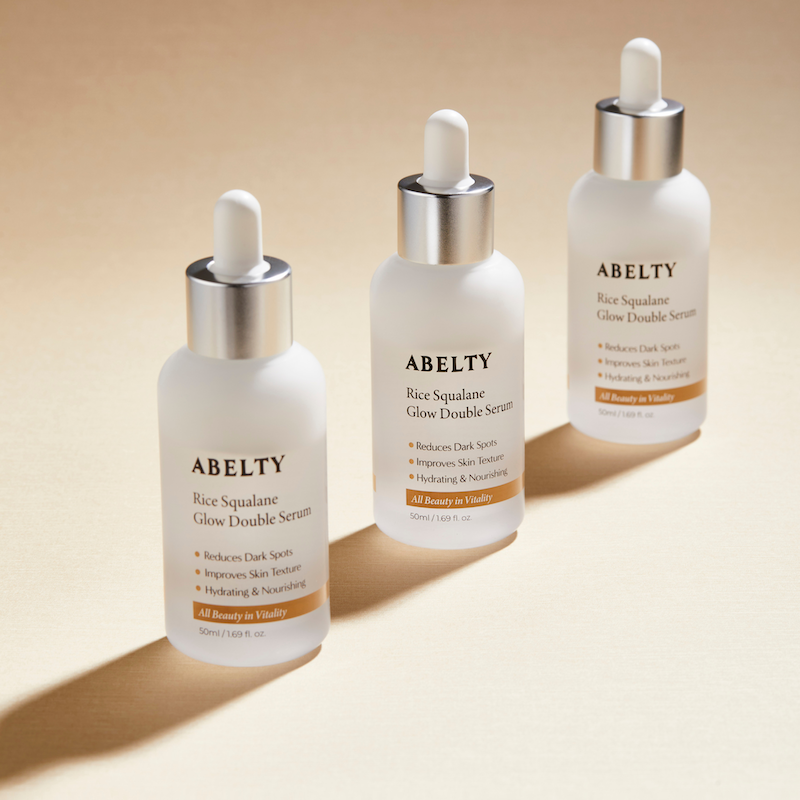 Abelty Rice Squalane Glow Double Serum 50ml – Brillo Iluminador
