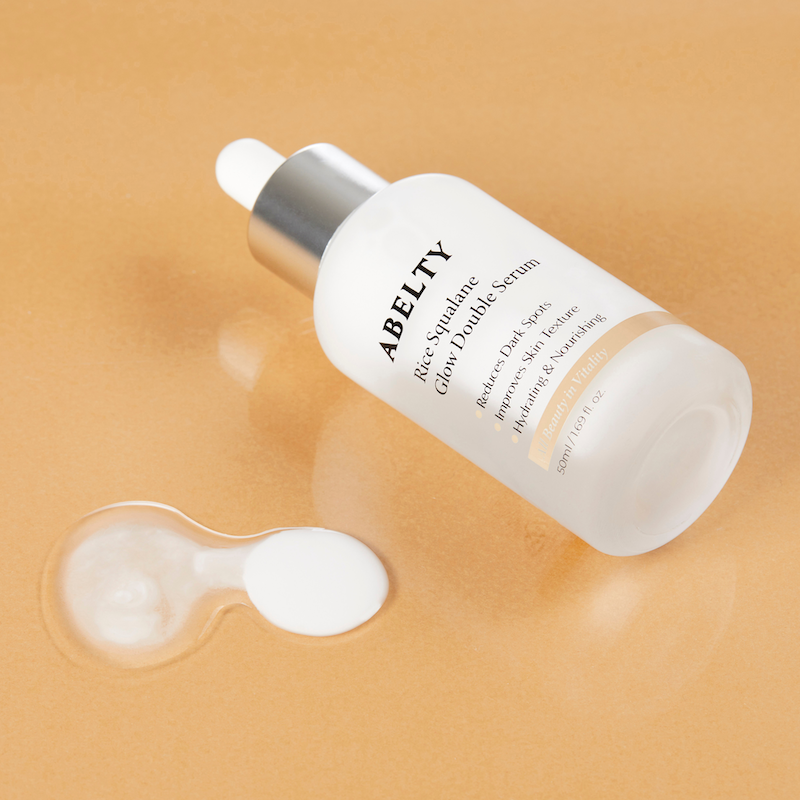 Abelty Rice Squalane Glow Double Serum 50ml – Brillo Iluminador