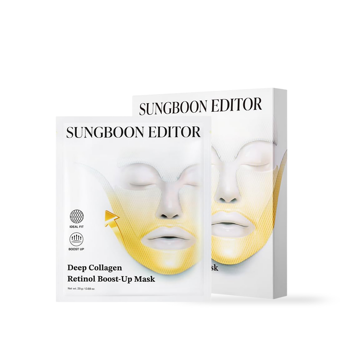SUNGBOON EDITOR Deep Collagen Retinol Tension Boost Up Mask Set – 4 Masks