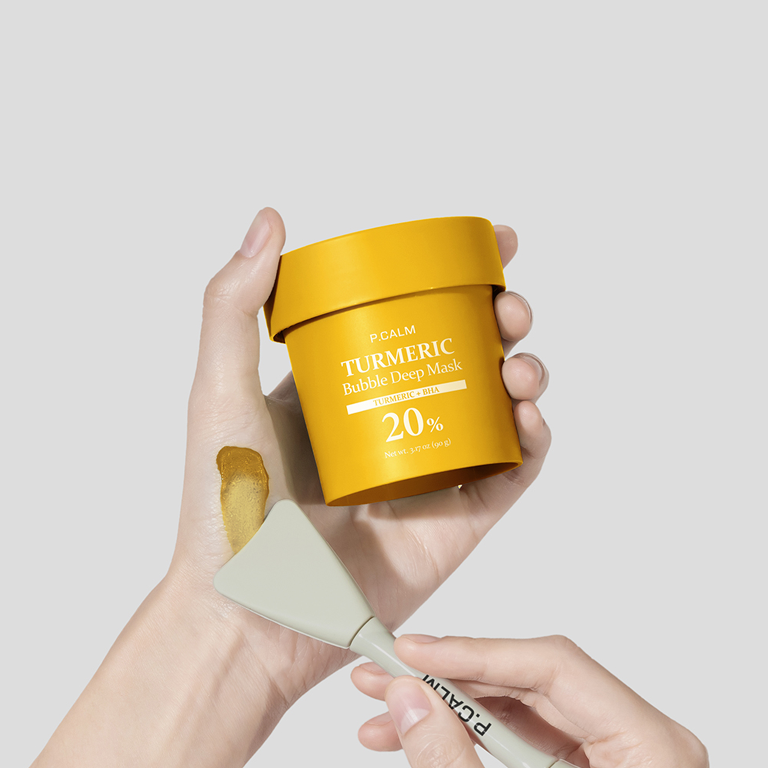 P.CALM Turmeric Bubble Deep Mask 90g – Calms Irritated Skin
