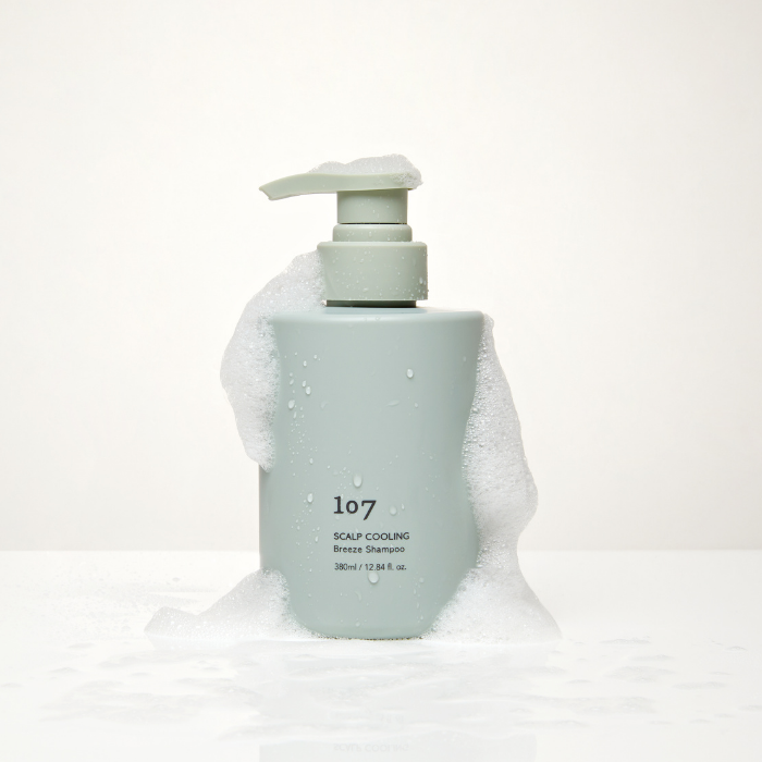 107 SCALP COOLING Breeze Shampoo 380ml – Refresca el Cuero Cabelludo y el Cabello