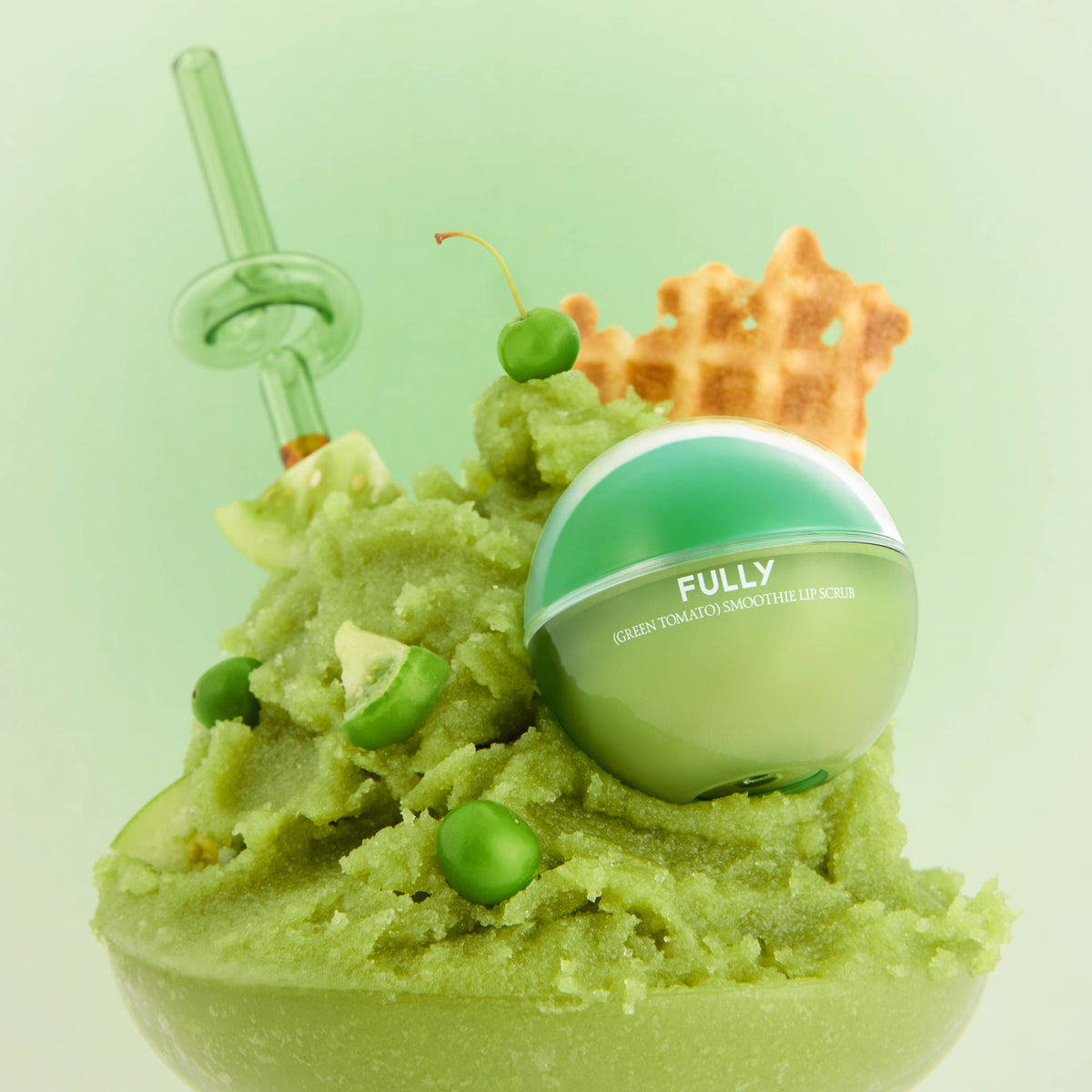 FULLY Green Tomato Smoothie Lip Scrub – 12g
