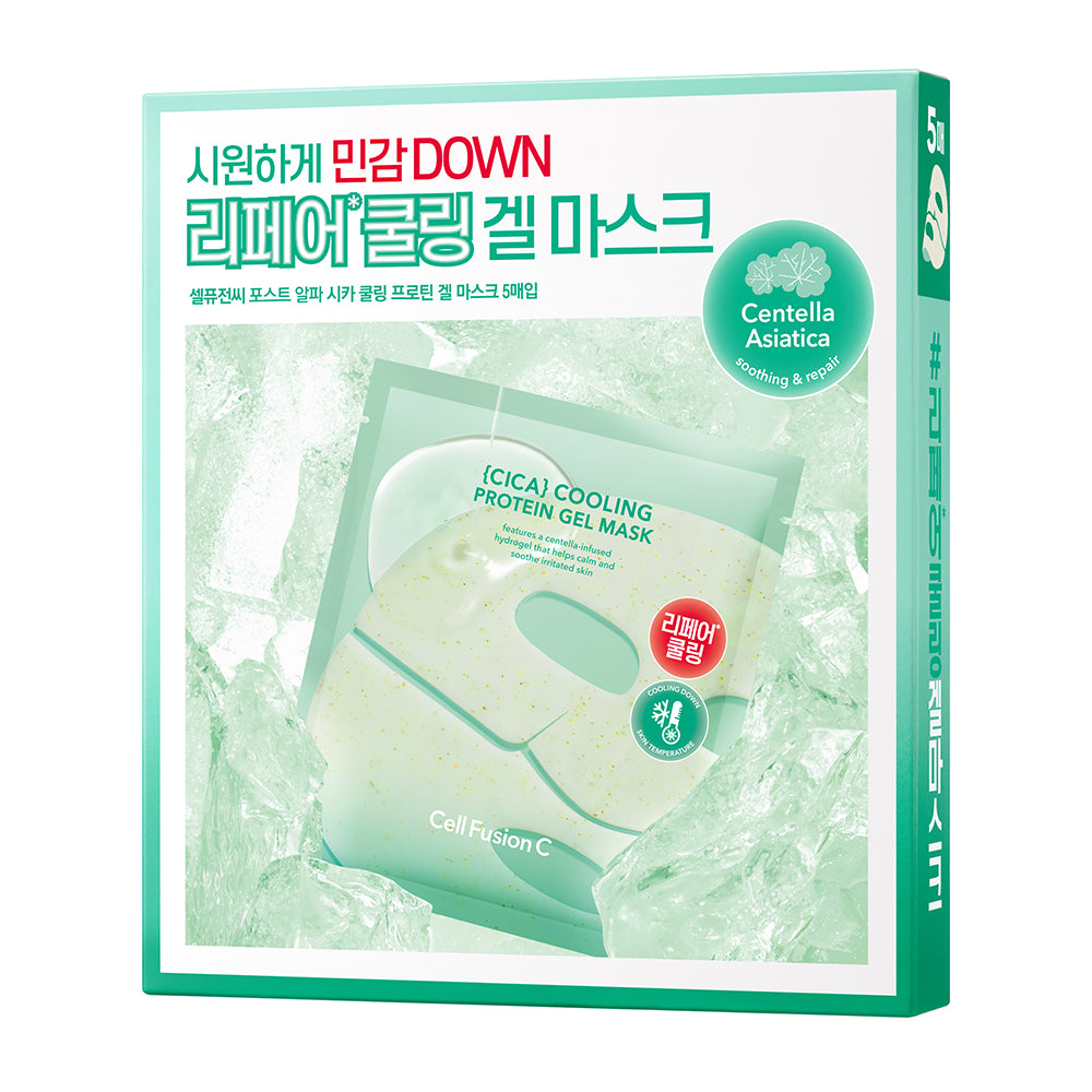 Cell Fusion C Cica Cooling Protein Gel Mask 35g x 5