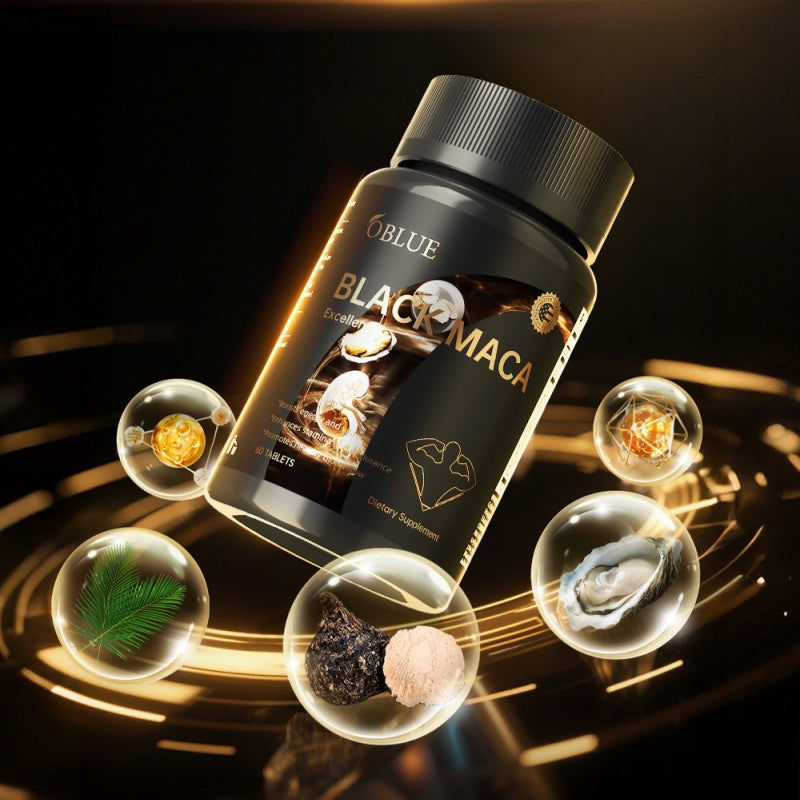 OBLUE Max High-Potency Black Maca & Oyster Energy Complex – 60 Capsules