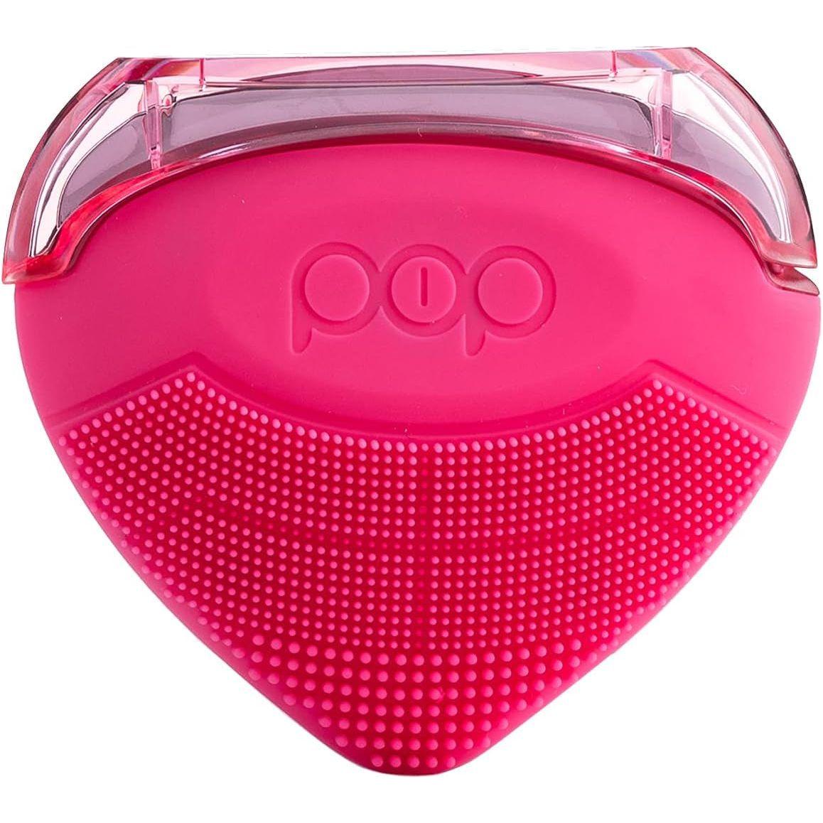 Pop Sonic Strawberry 3-in-1 Skin Exfoliating Cleanser – Pink | Cleanse, Massage & Exfoliate with 12,000 Vibrations/Min