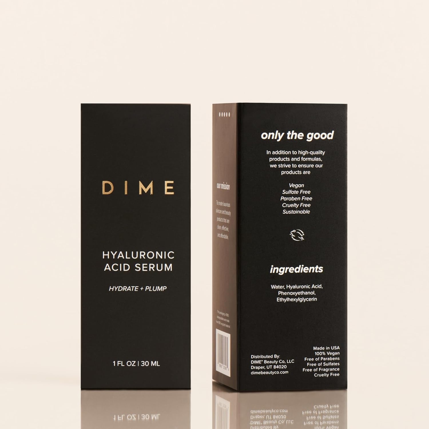 DIME Hyaluronic Acid Serum – 30ml | Deep Hydration & Skin-Plumping Glow Booster