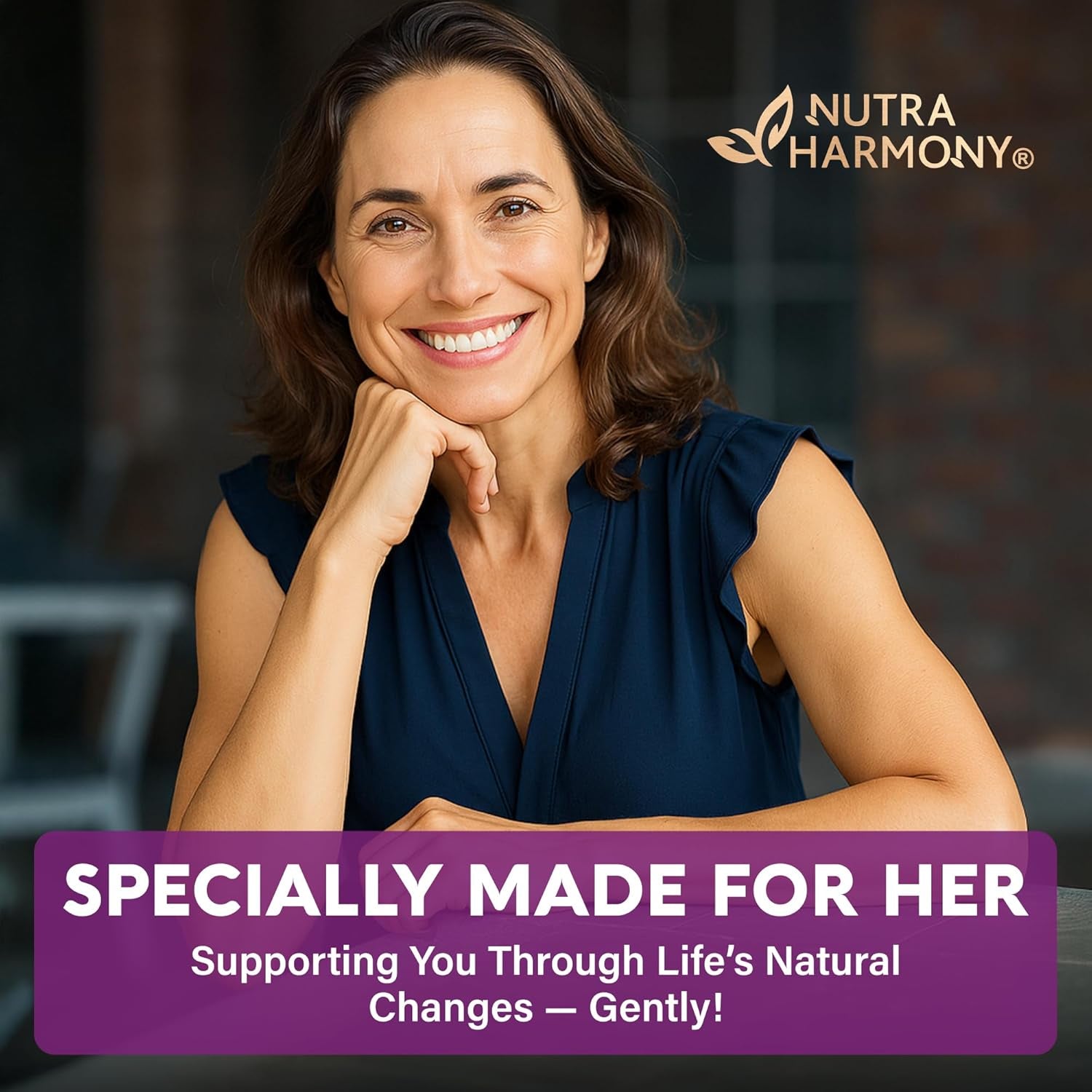 NutraHarmony Menopause Supplements for Women - Dong Quai, Black Cohosh, Pre & Probiotics - Sweats & Hot Flashes Relief - Digestion, Sleep & Mood Support - 25-In-1 Perimenopause Complex - Lab Tested - 60 Capsules