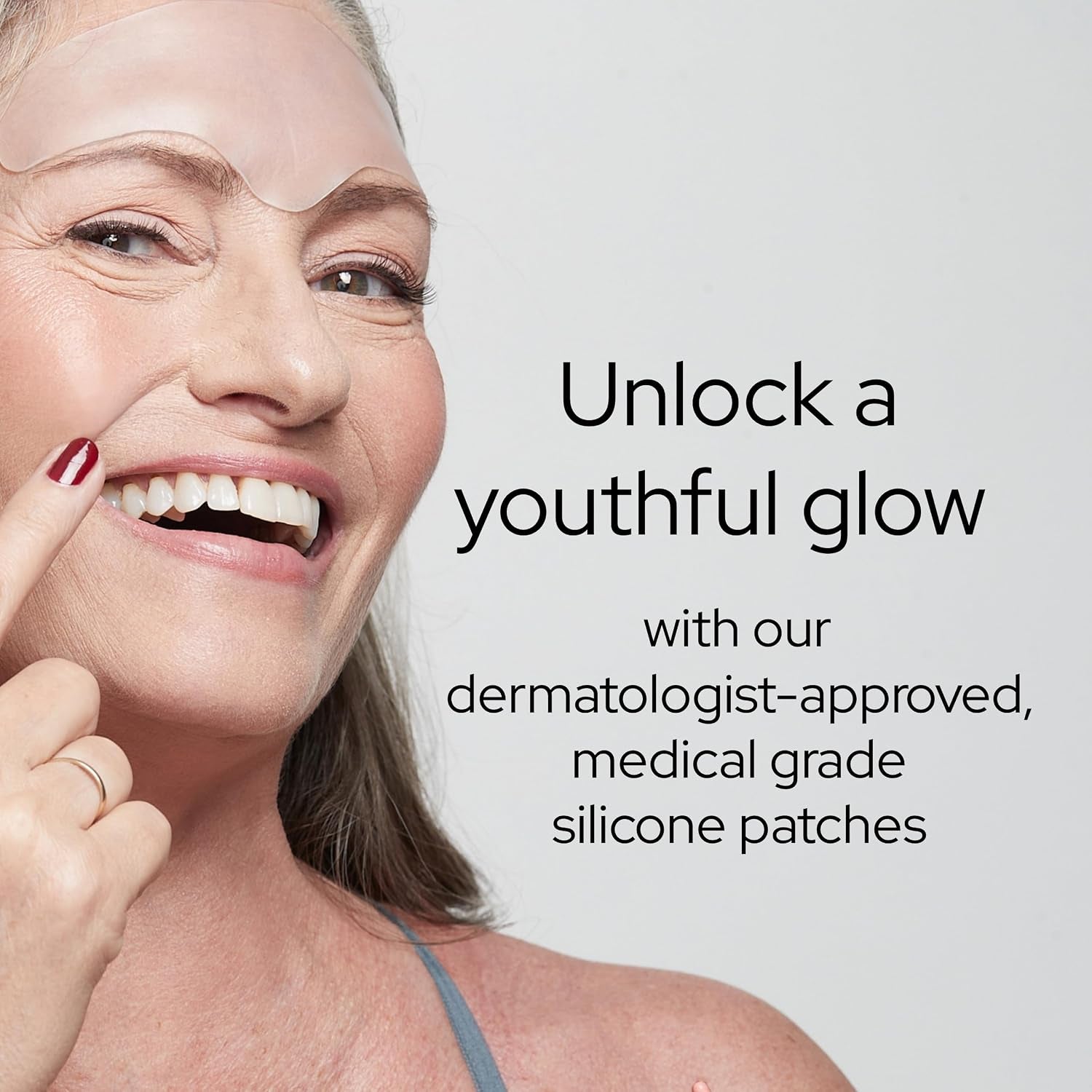 Sio Beauty Mid-Brow 11'S Lift - Wrinkle-Smoothing, Medical-Grade Silicone Patches for Fine Lines - Reusable up to 10X - Cruelty-Free & Eco-Friendly Beauty Patches for between Eyebrows - 2 Patches