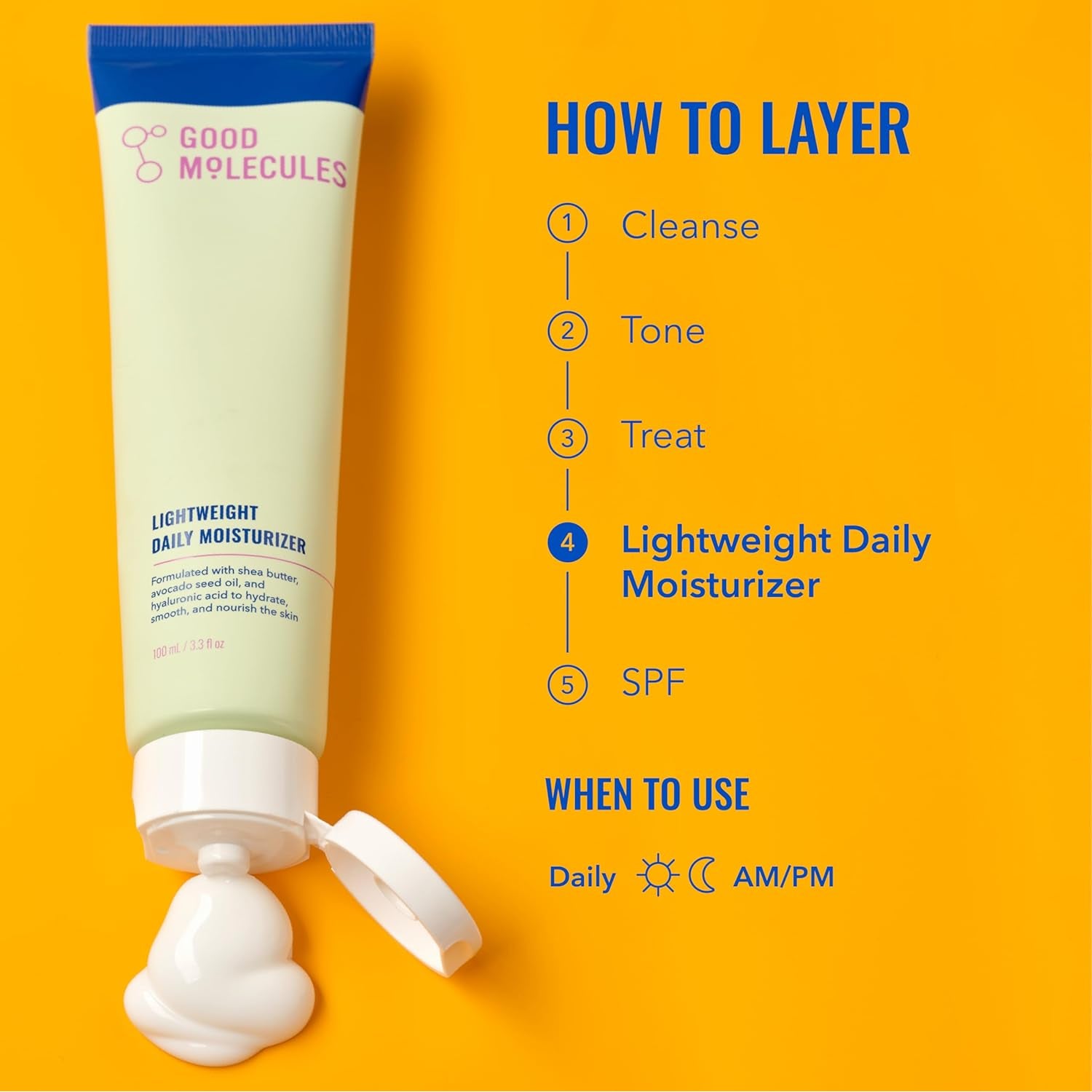 Good Molecules Lightweight Daily Moisturiser – 100ml