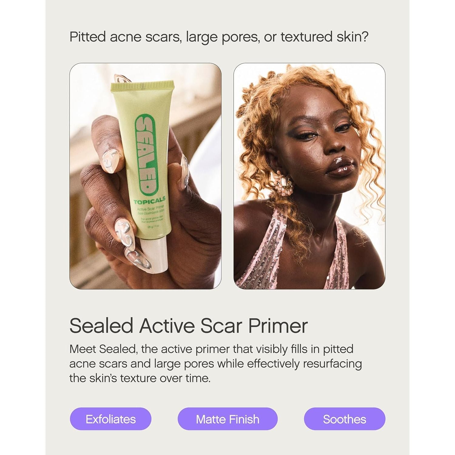 Topicals Sealed Active Scar Primer – 28ml | Instantly Smooths & Improves Scar Appearance