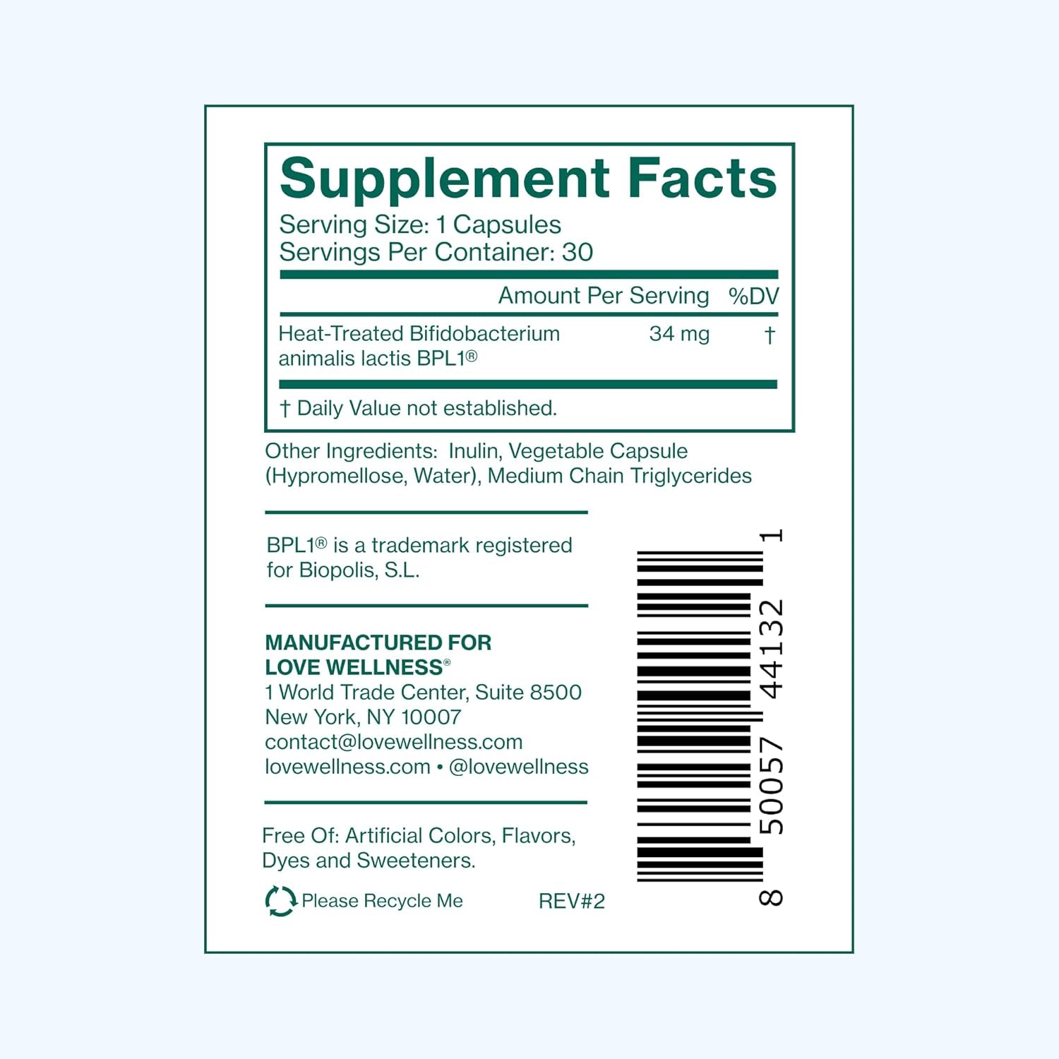 Love Wellness Hello Burn Activate – HT BPL1 Postbiotic for Metabolic Wellness, Longevity & Healthy Body Composition | 30 Count
