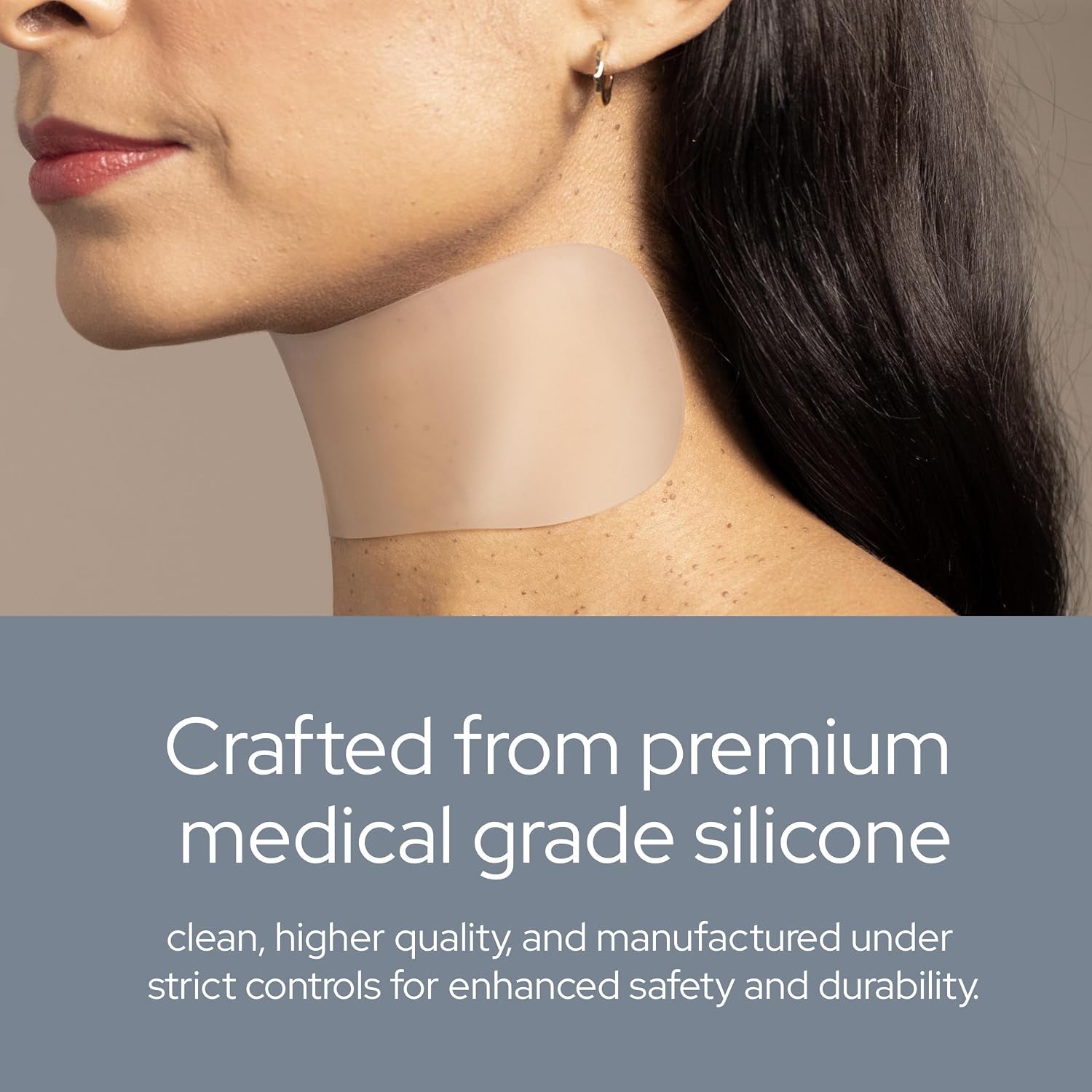 Sio Beauty Necklift - Neckline Anti-Wrinkle Patch - Overnight Smoothing Silicone Patches for Neck Wrinkles, Fine Lines and Turkey Neck