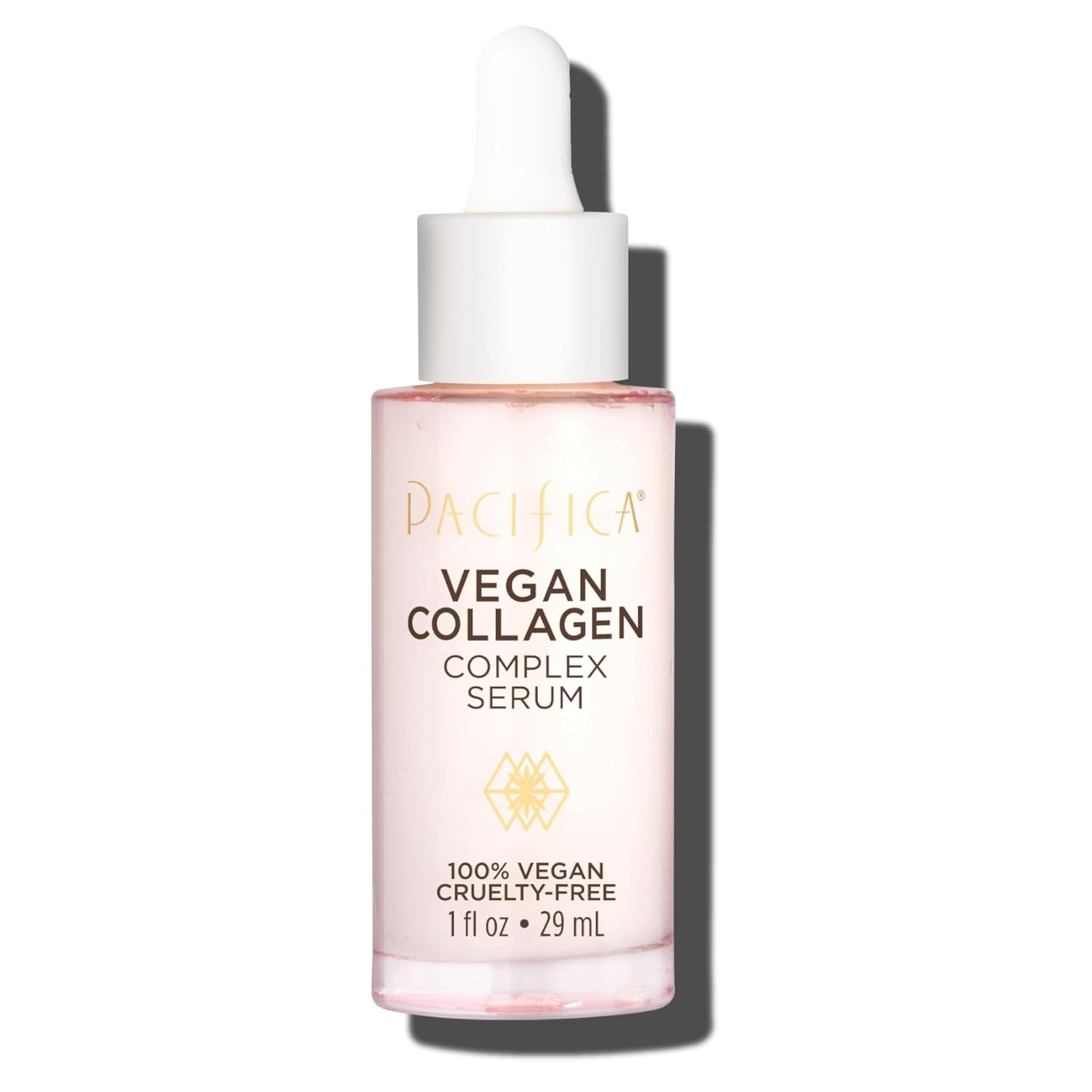 Pacifica Vegan Collagen Complex Face Serum anti Aging Hydrating Serum W/Hyaluronic Acid for Plumping & Firming Collagen Boosting Facial Serum for Fine Lines & Wrinkles Clean Dermatologist Tested