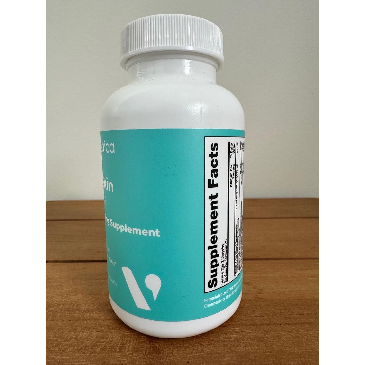 VitaMedica Clear Skin Formula – 60 Capsules | Vegan Supplement for Breakout-Prone Skin