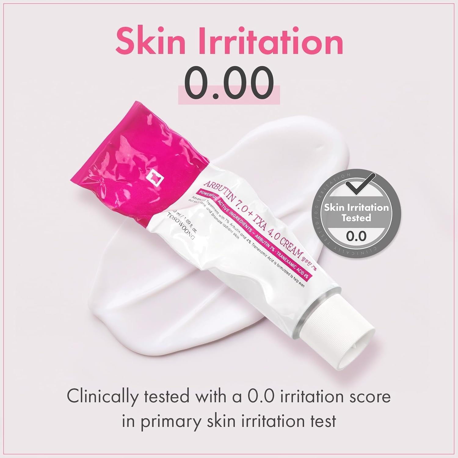 TOSOWOONG Arbutin 7.0 + TXA 4.0 Cream – 50ml | Brightening & Dark Spot Correcting Cream for Even Skin Tone