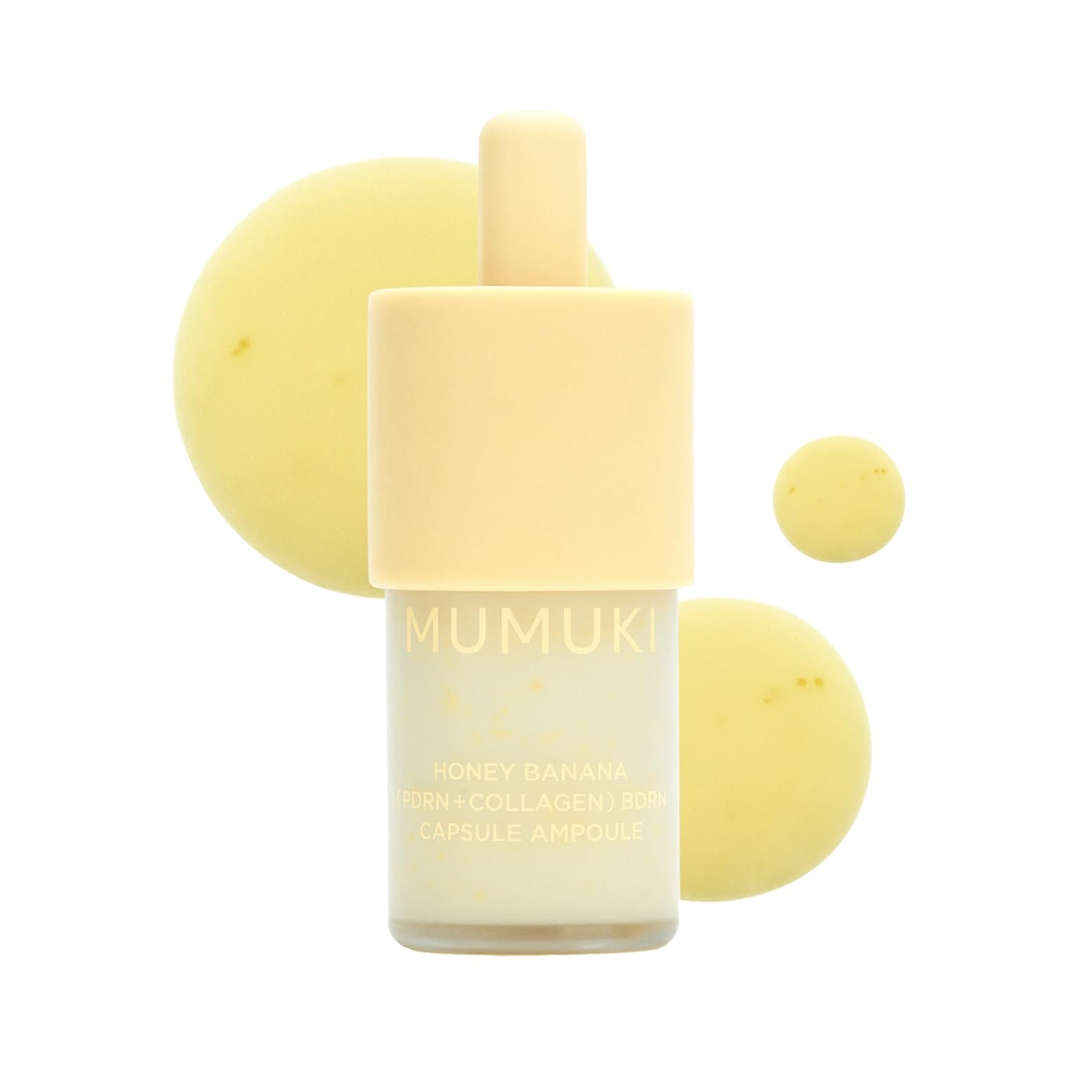MUMUKI Honey Banana BDRN Capsule Ampoule – 30ml | Plant PDRN, Collagen & Ceramide Plumping & Firming Serum | Dewy Glow | Korean Skincare