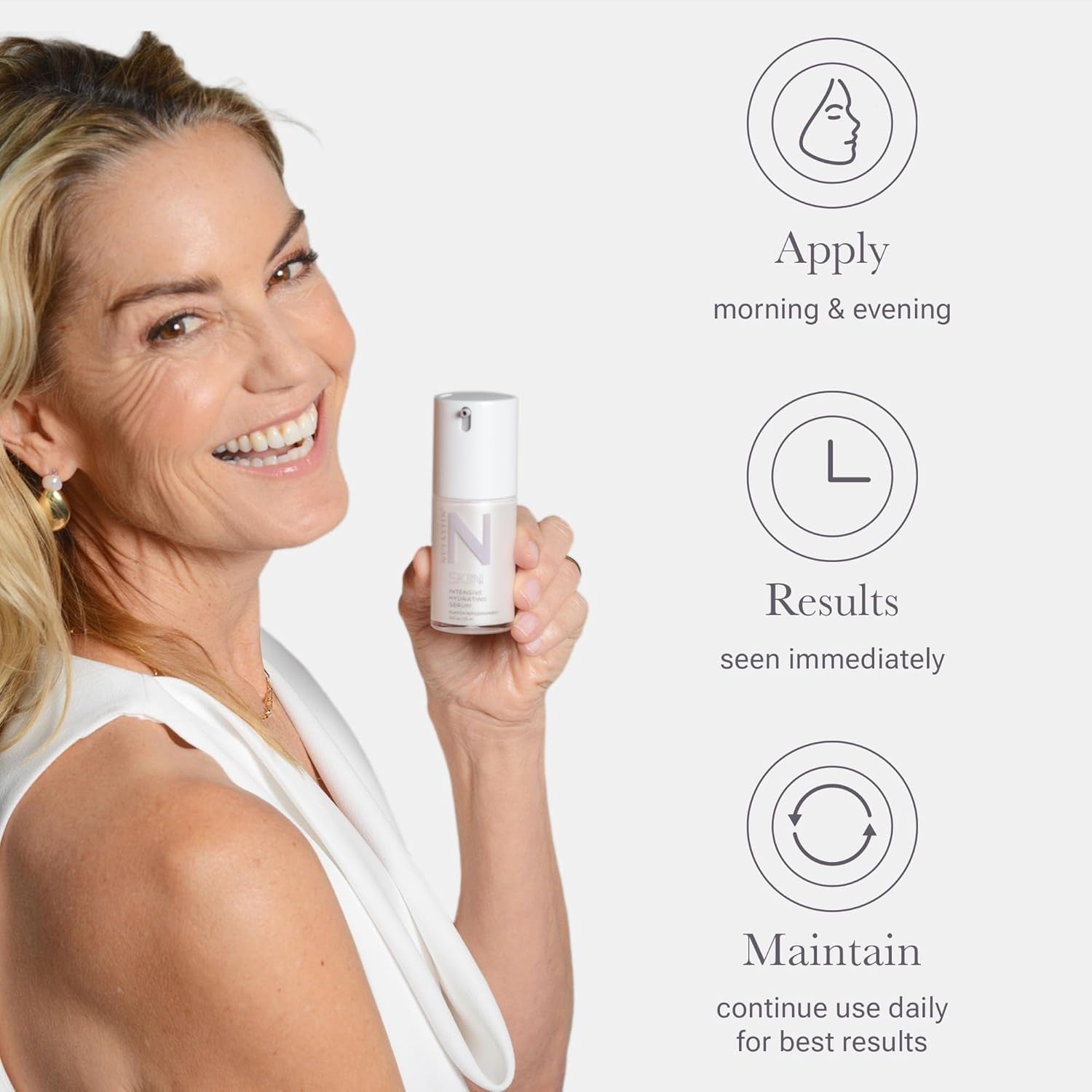 NULASTIN SKIN Intensive Hydrating Serum – 15ml | Hyaluronic Acid + Elastin for Visibly Firmer, Dewy Skin