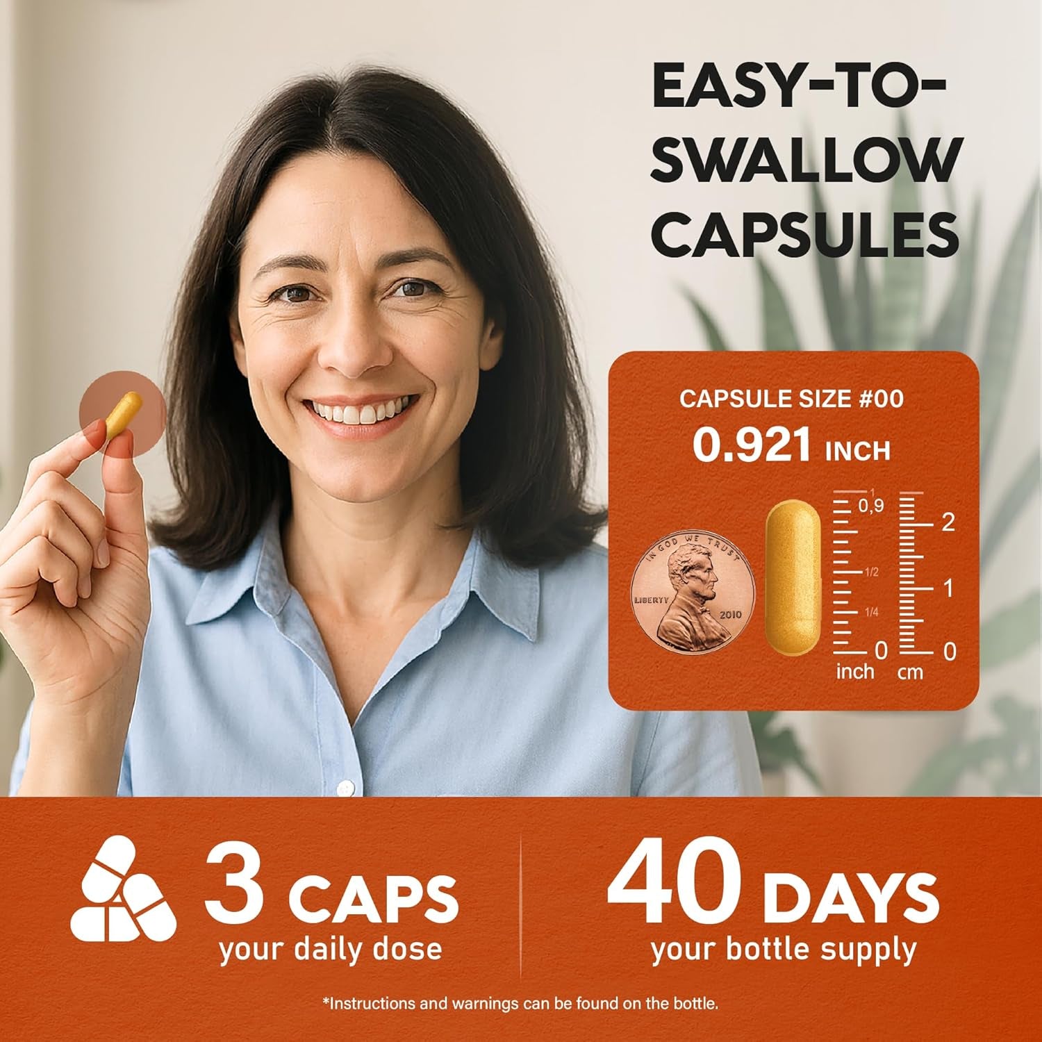 NUTRAHARMONY Turmeric Curcumin Supplement — 120 Capsules | 2,365mg High-Strength Formula | Enhanced Bioavailability | Anti-Inflammatory Support