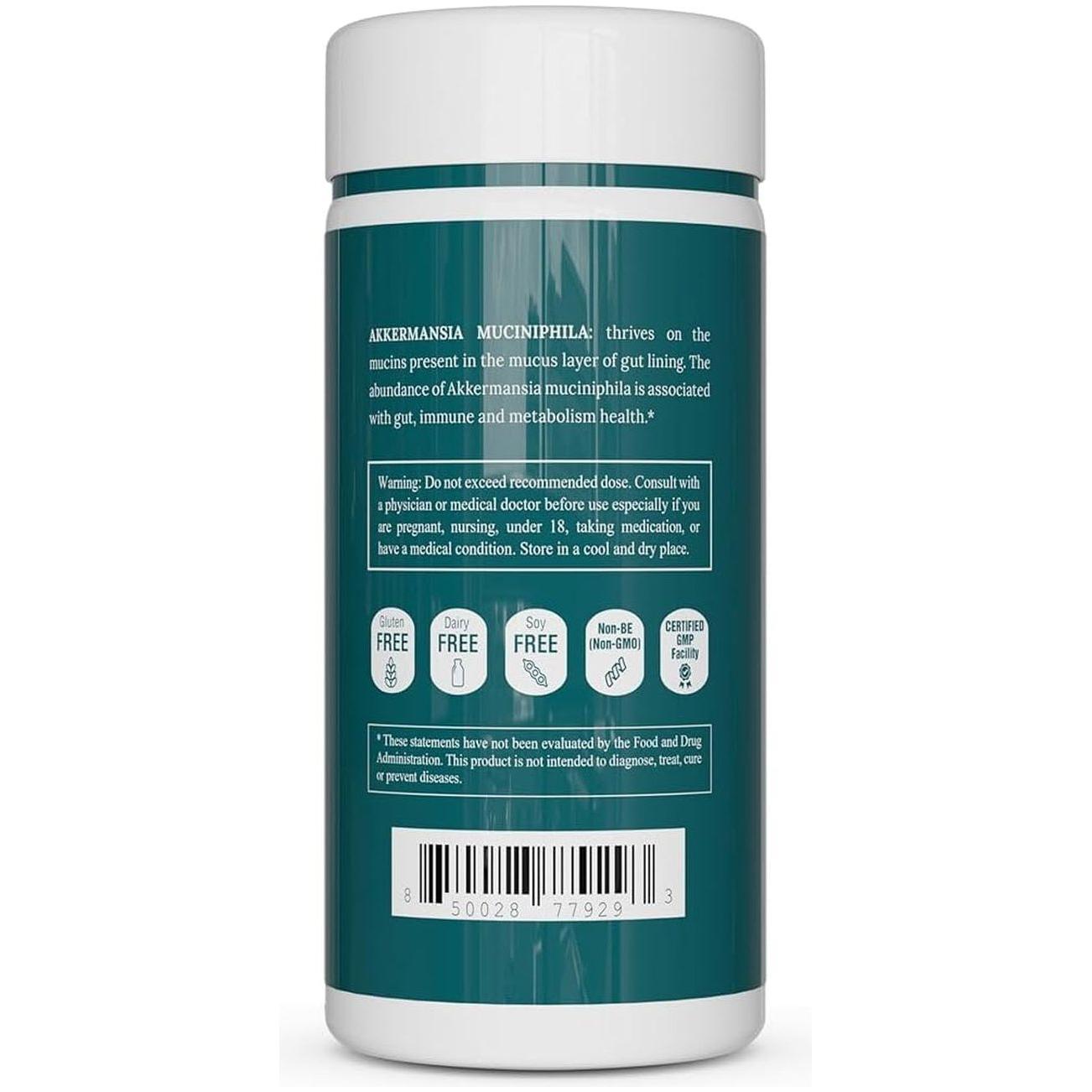 UpNourish Akkermansia Muciniphila – 60 Capsules | Advanced Gut Health & Metabolism Support