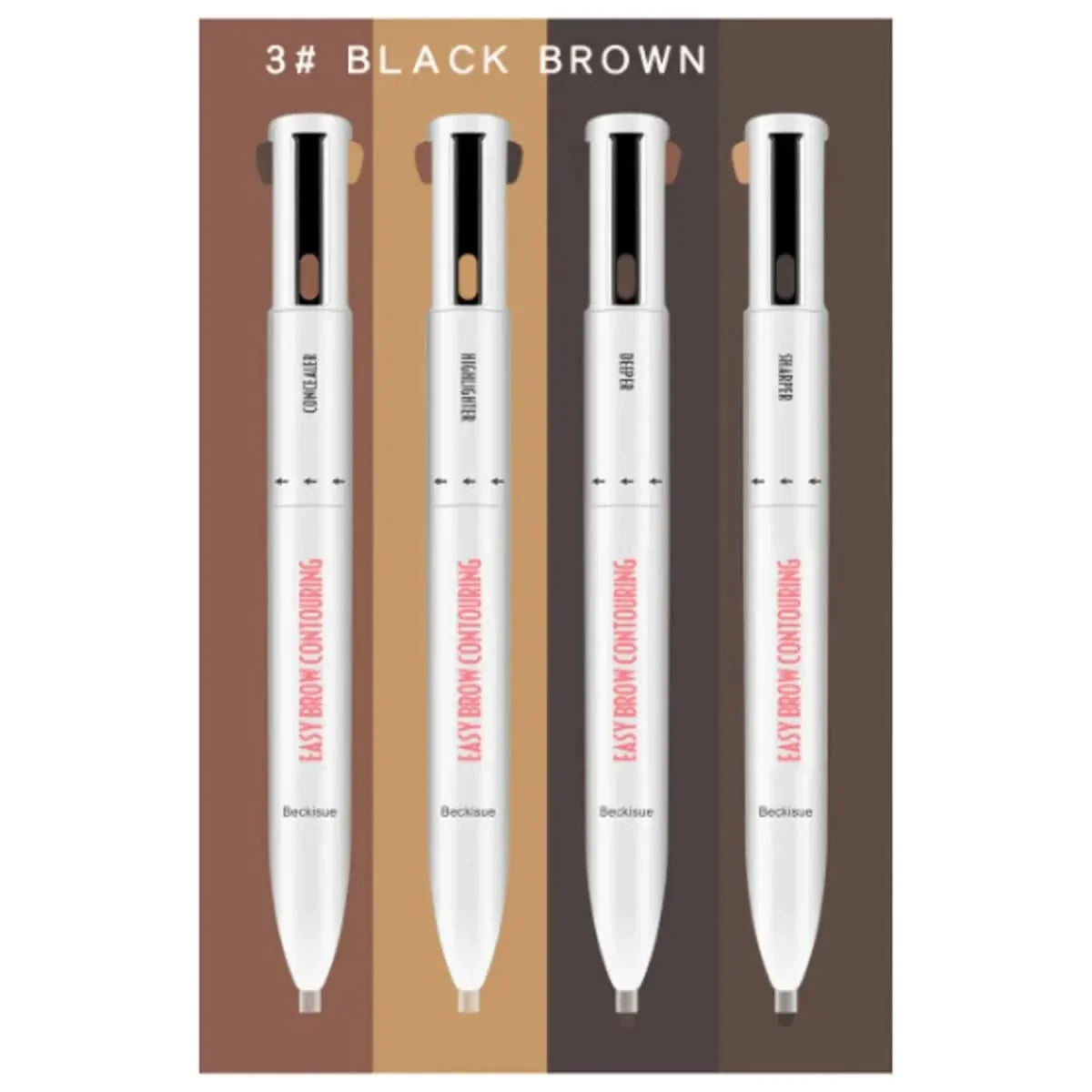 4 - in - 1 Easy - to - Wear Eyebrow Contour Pen | Define, Highlight, Contour & Shape - Glam Global UKGlam Global UK