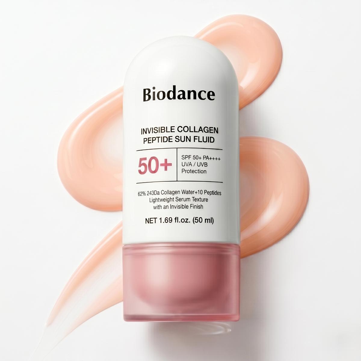 Biodance Invisible Collagen Peptide Sun Fluid SPF50+ PA++++ 50ml