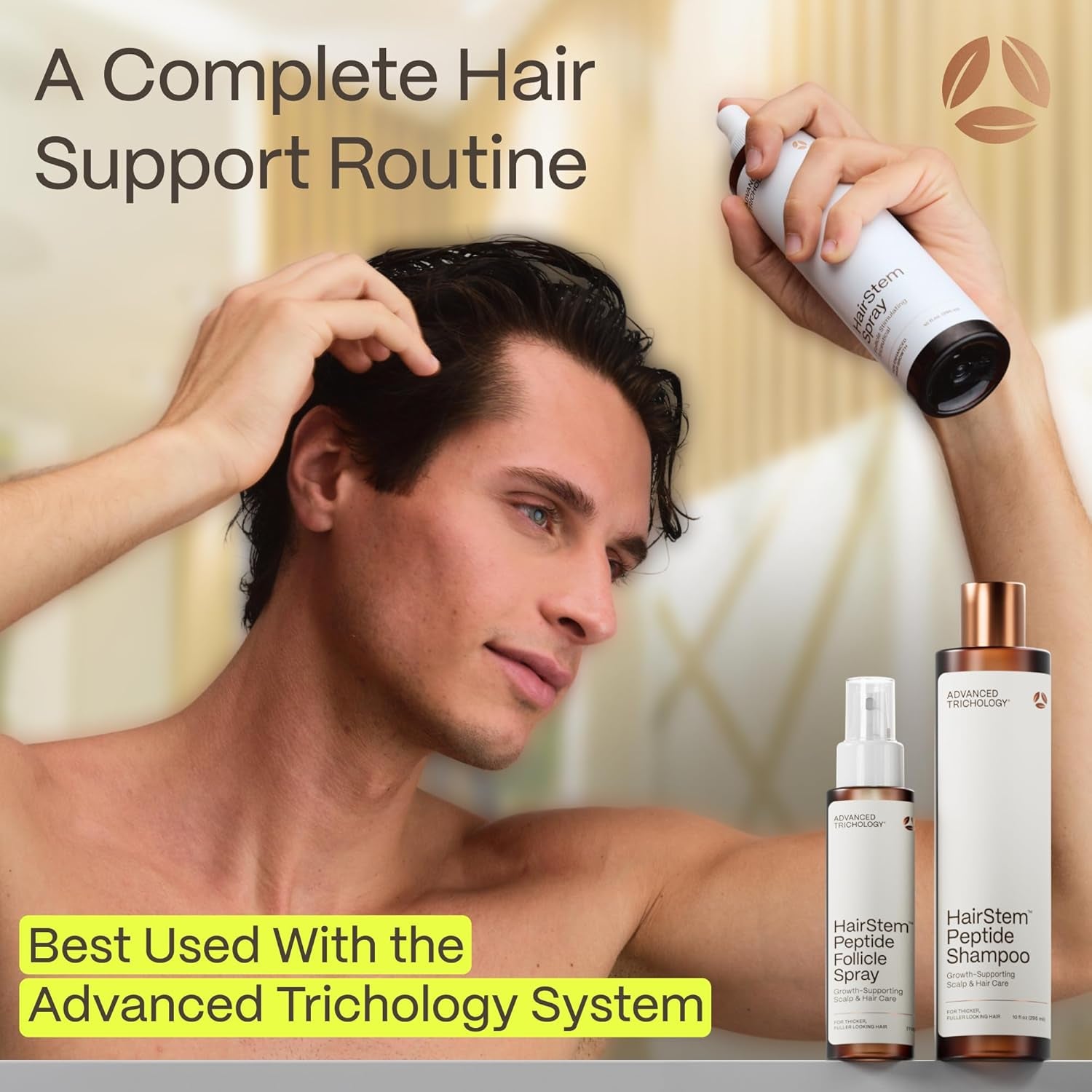 Advanced Trichology Foligrowth Hair Growth Supplement – For Thicker, Fuller Hair & Thinning Hair Support | Women & Men