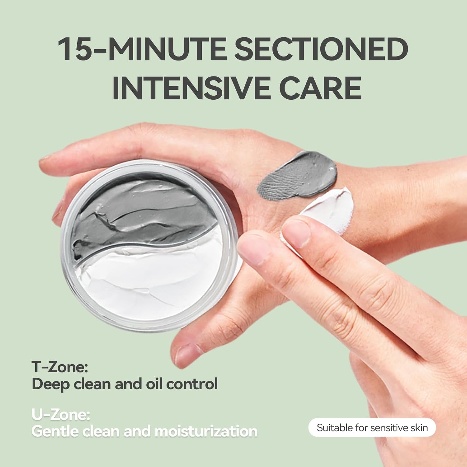 WNP Duo Cleansing Clay Mask – 104g | Deep Pore Detox & Hydration for T-Zone & U-Zone