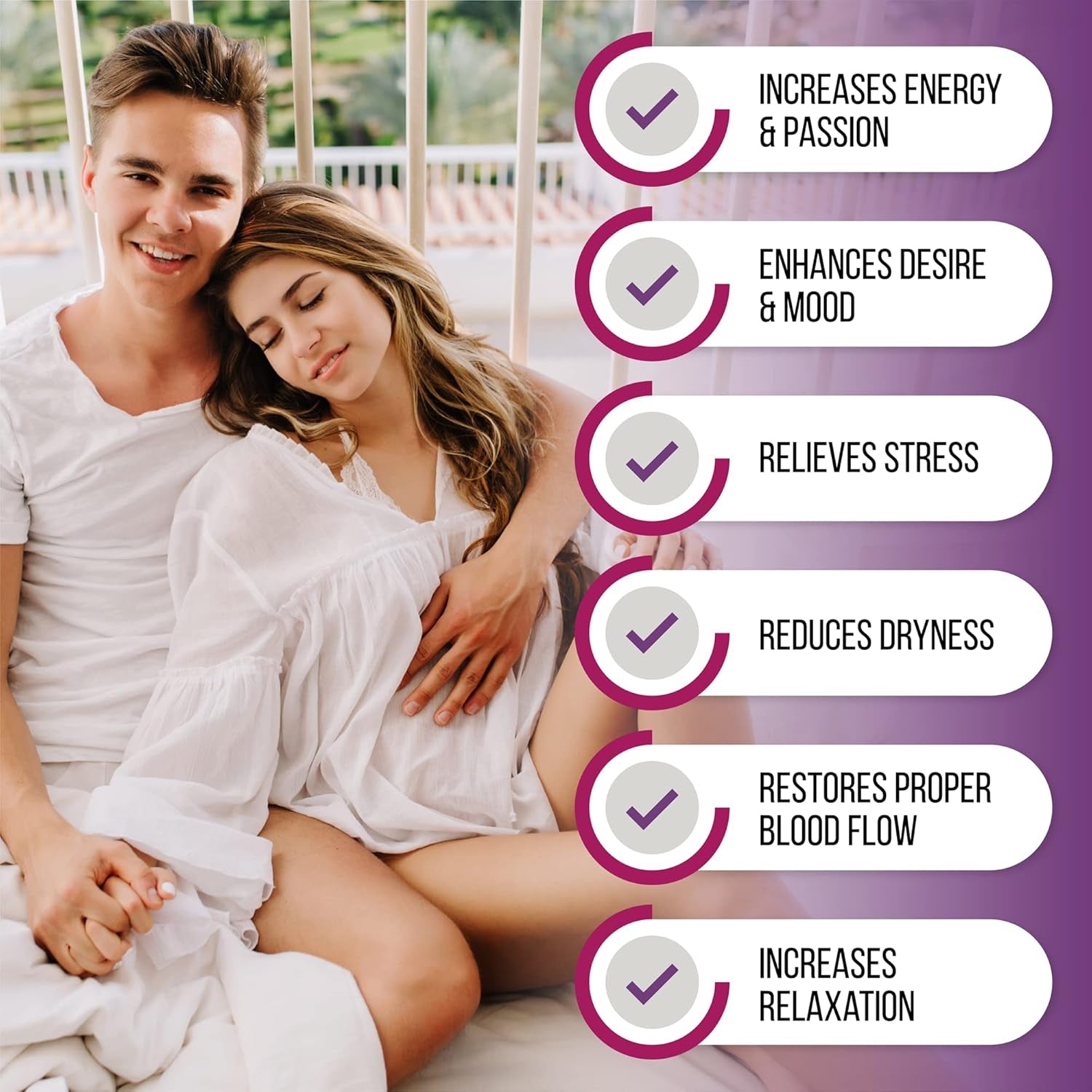 Sapir's Nutrition Women's Vitality & Desire Complex – Horny Goat Weed, Maca Root & Ashwagandha for Energy, Mood & Intimate Wellness | 60 Capsules