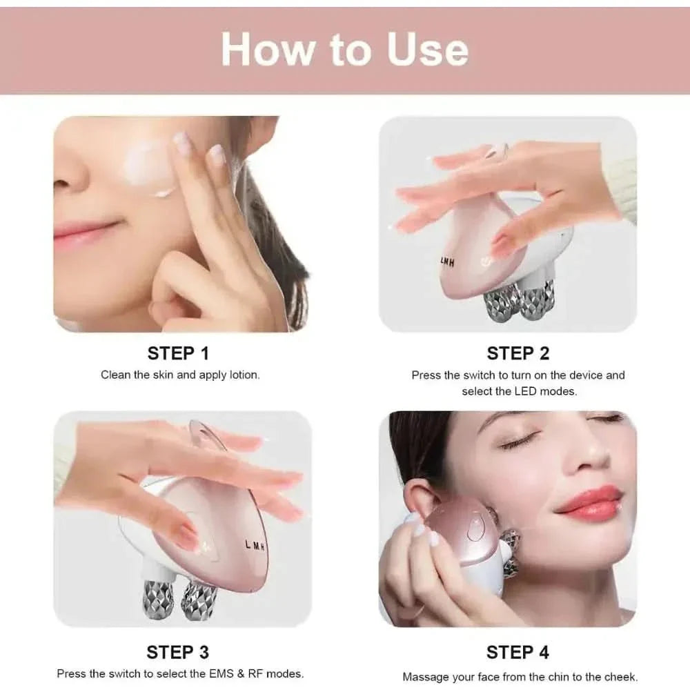 5 in 1 Facial Massager: Your Ultimate Skincare Essential for Radiance & Rejuvenation - Glam Global UKGlam Global UK