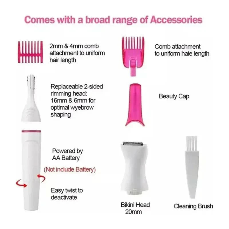 5 In 1 Multifunction Hair Removal Combo - Glam Global UKGlam Global UK