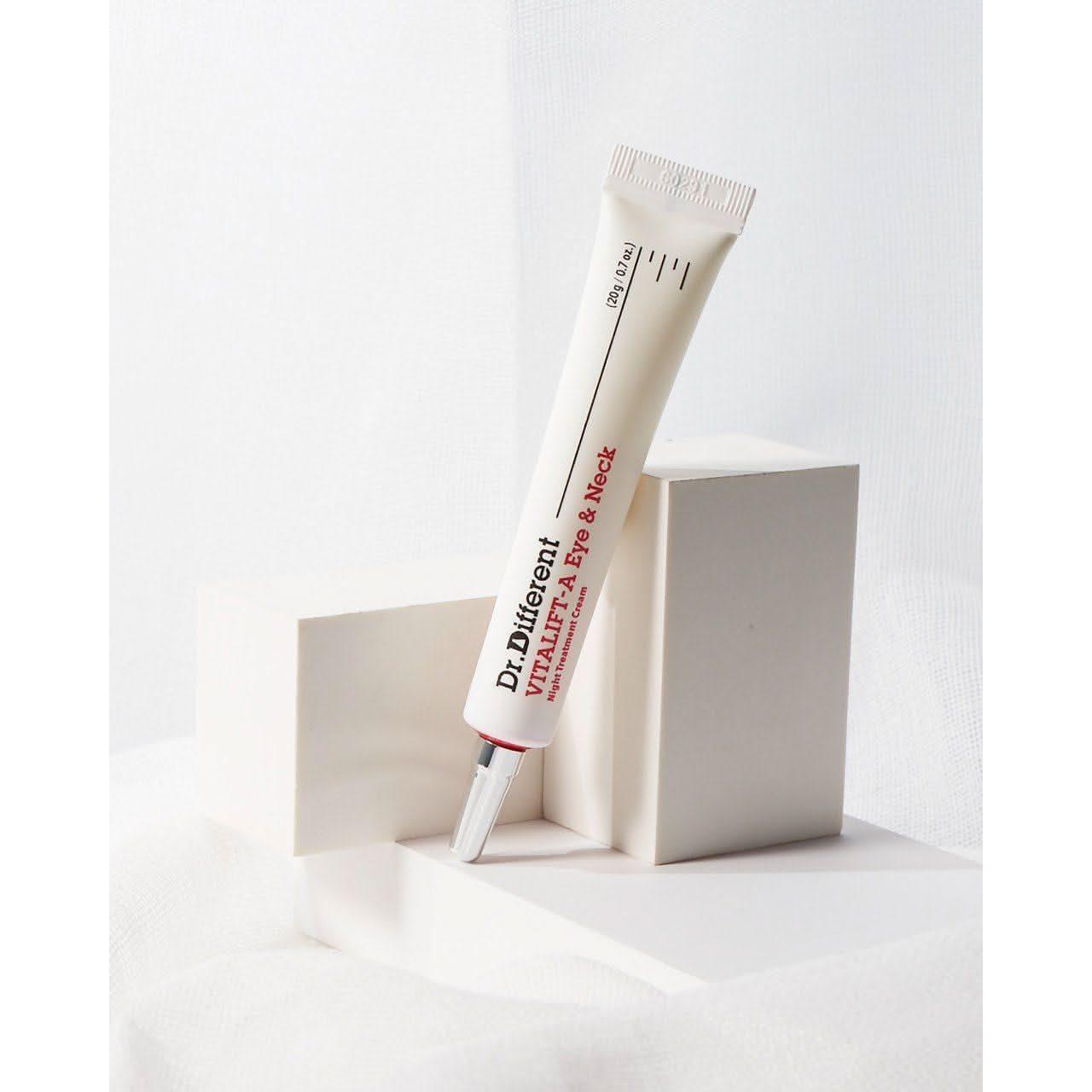 Dr. Different VITALIFT-A Ojos y Cuello 20g | Tratamiento Reafirmante con Retinal y Niacinamida