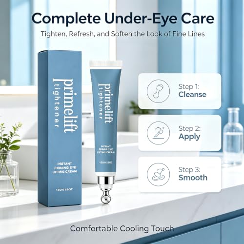Primelift Instant Eye Tightener – Under-Eye Cream with Cooling Applicator