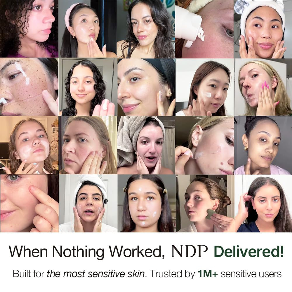 NDP Rice Mochi Deep Face Wash – Triple-Rice Airy Micro-Exfoliating Foam for Sensitive Skin, Phyto Mucin Hydration Shield, Ph 5.5 Barrier-Safe Vegan Korean Skincare Cleanser, 4.05 Fl Oz (120 Ml)